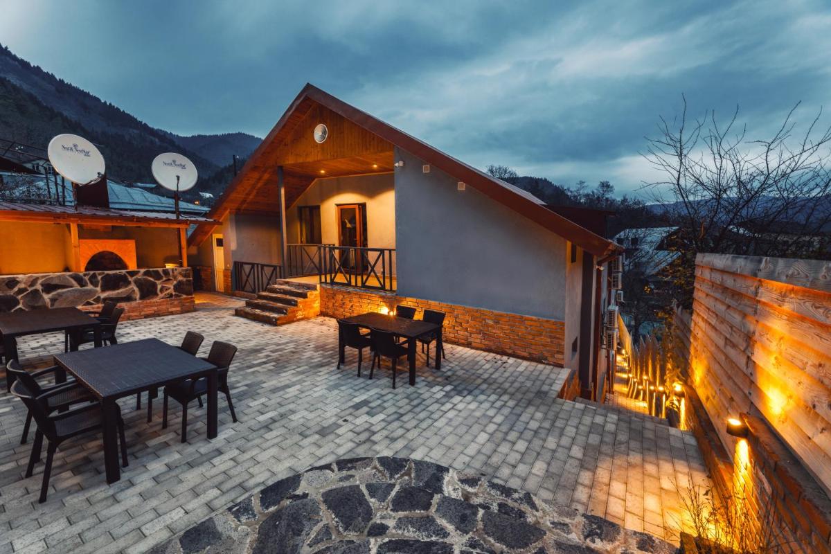 outdoor BBQ area