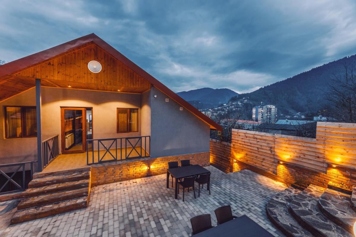 outdoor BBQ area
