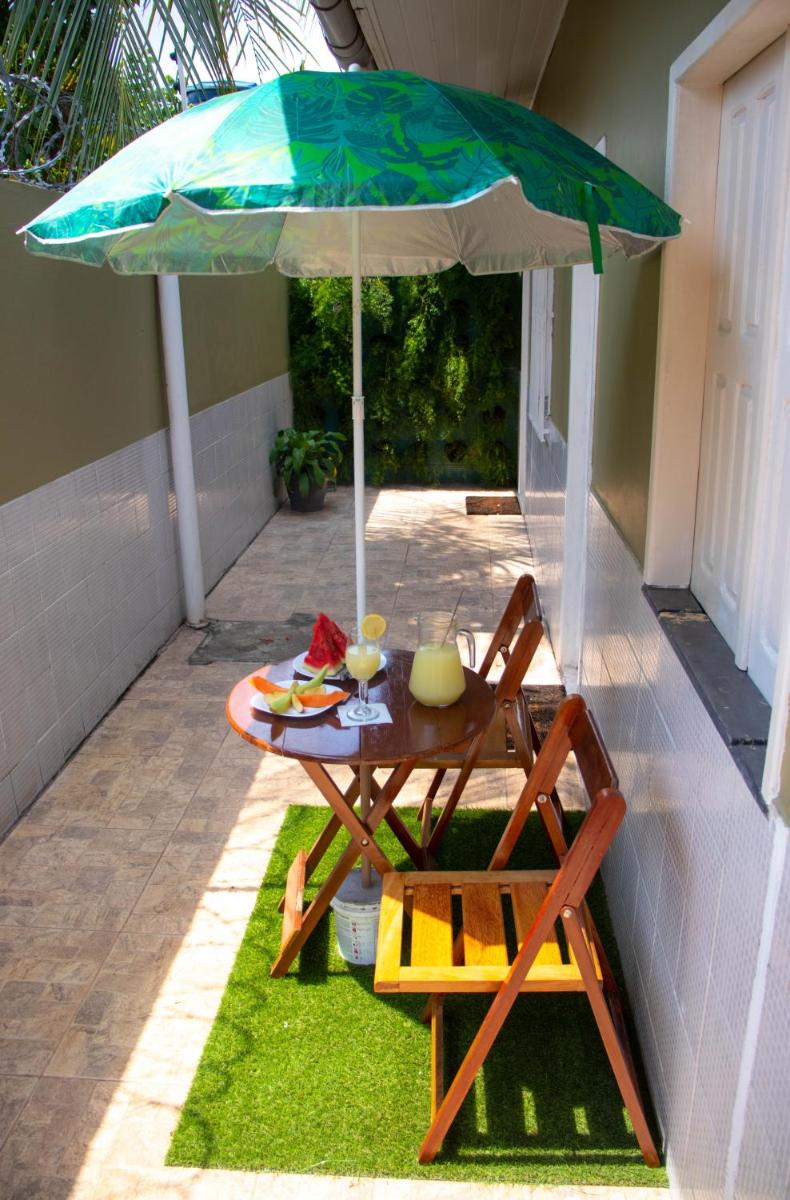 outdoor BBQ area