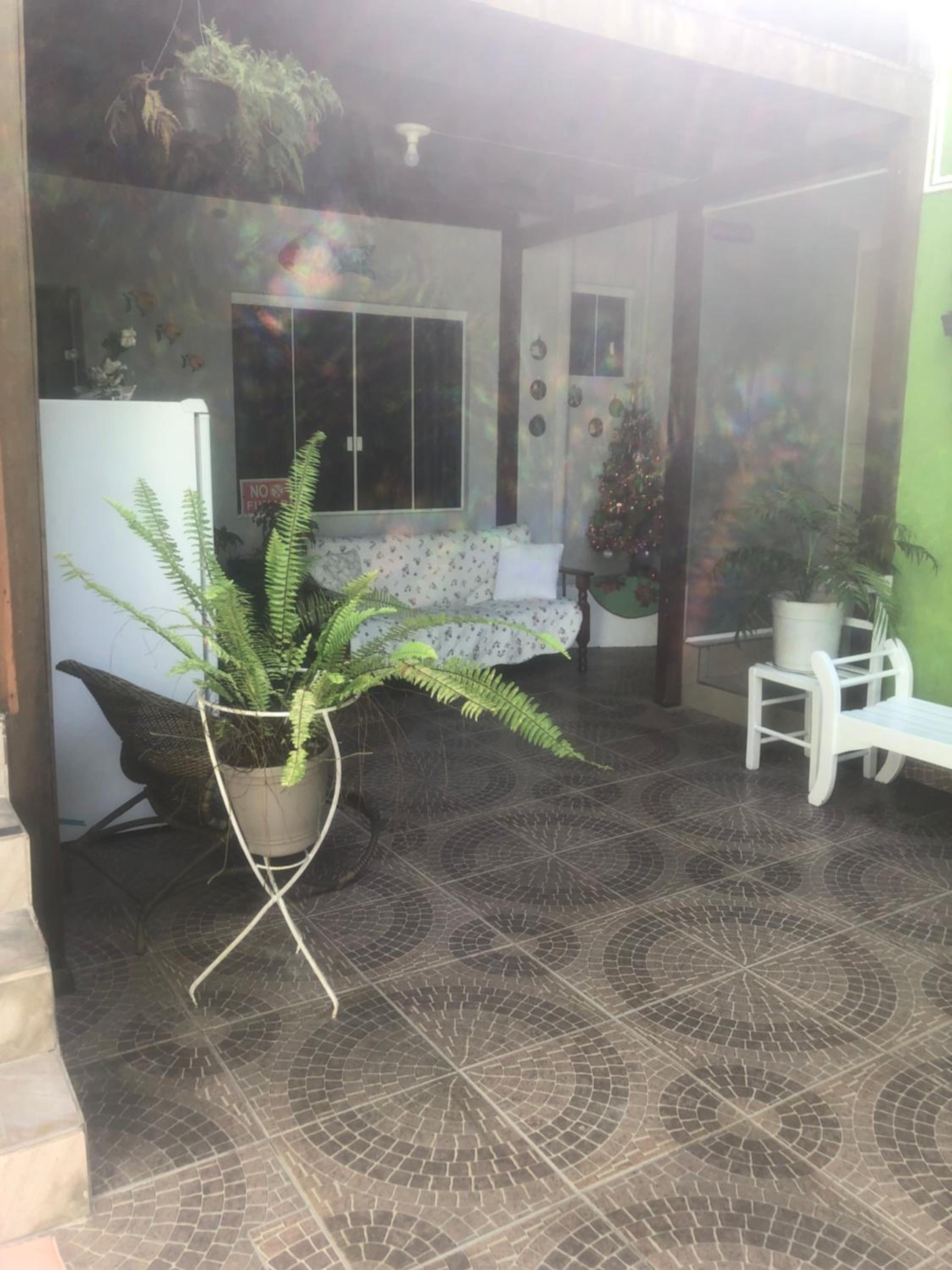 outdoor BBQ area