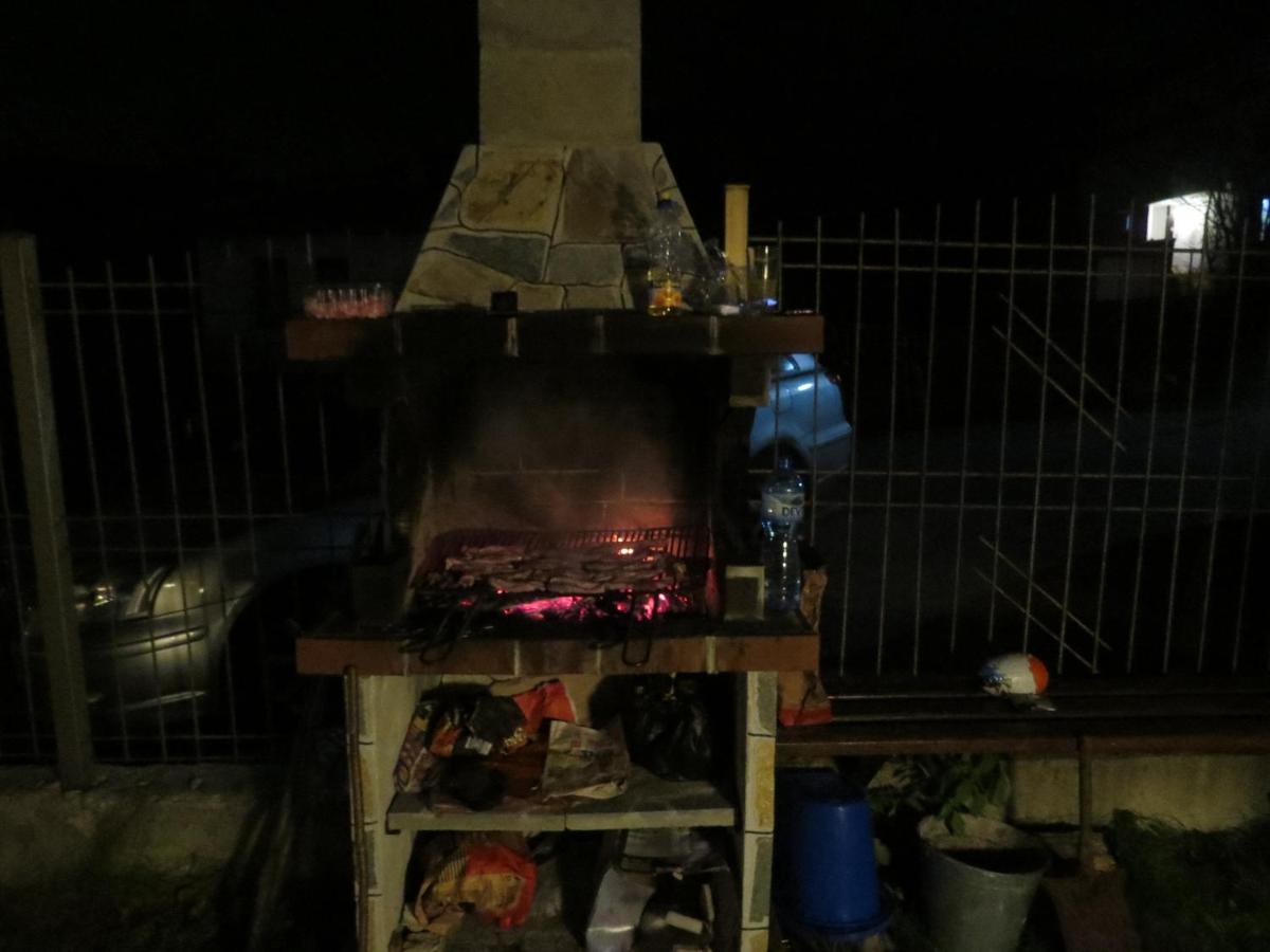 outdoor BBQ area