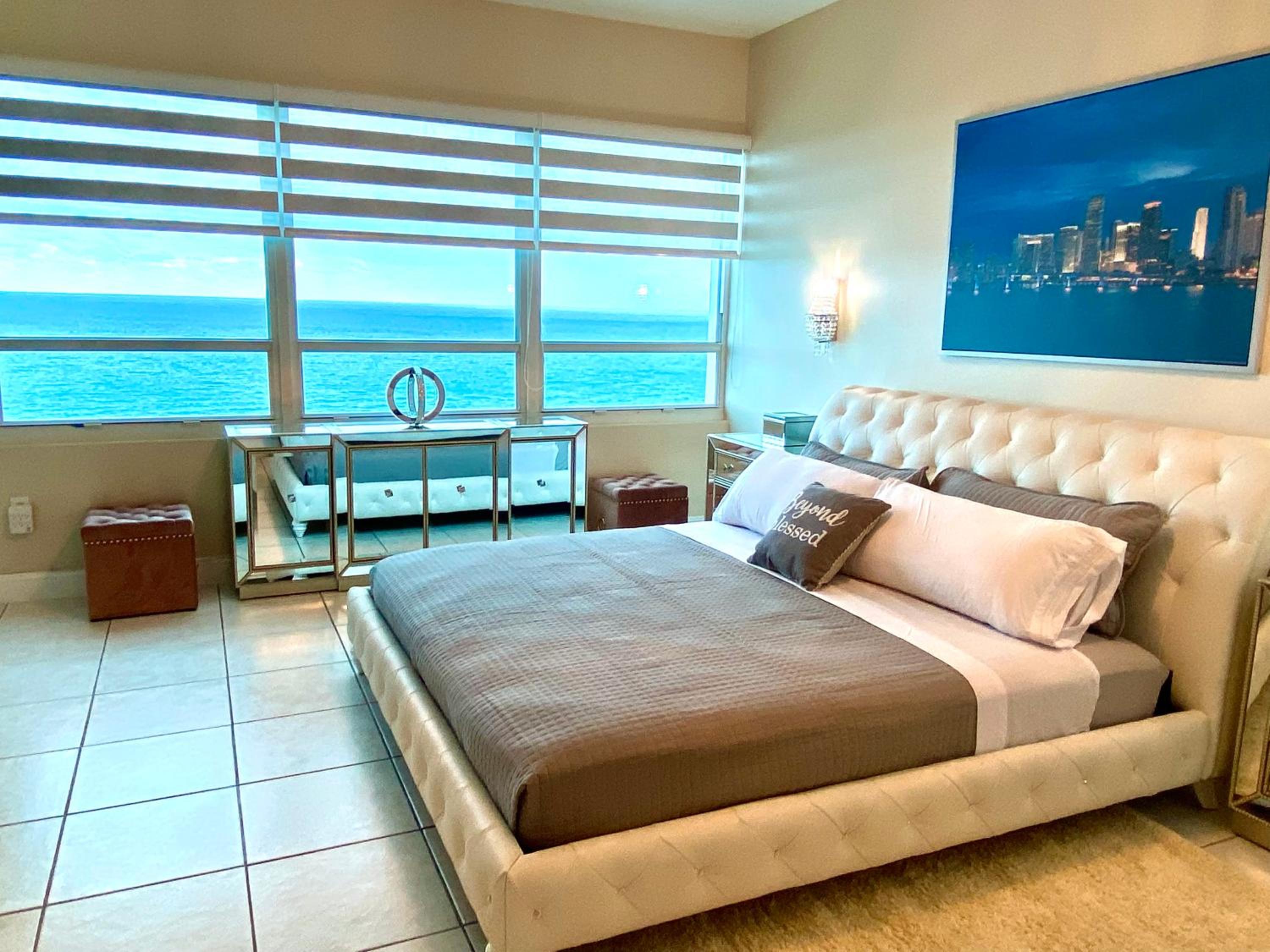 Large luxurious direct ocean front Penthouse or Deluxe 1 BR ocean front condo-Beach access- Free parking- Remodeled view 5
