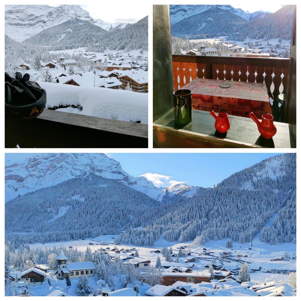 Studio avec vue splendide sur les Diablerets