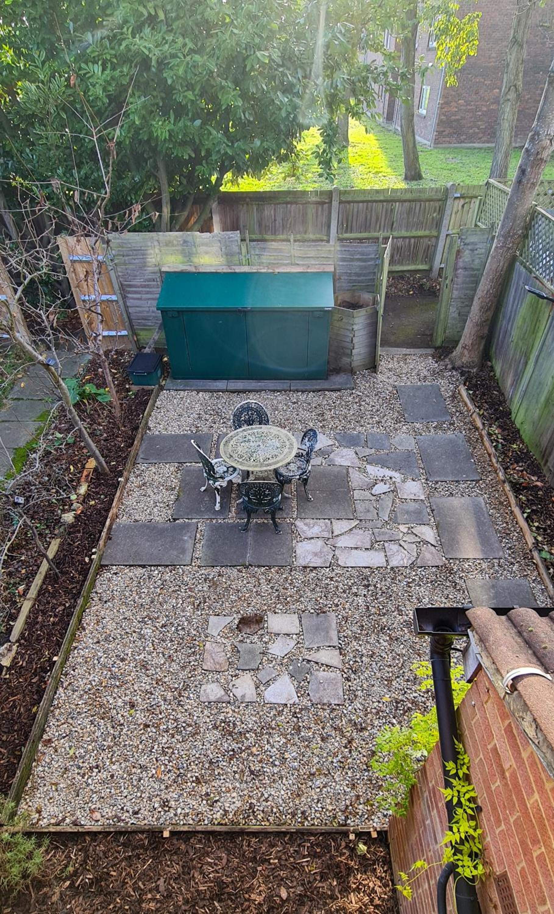outdoor bbq area