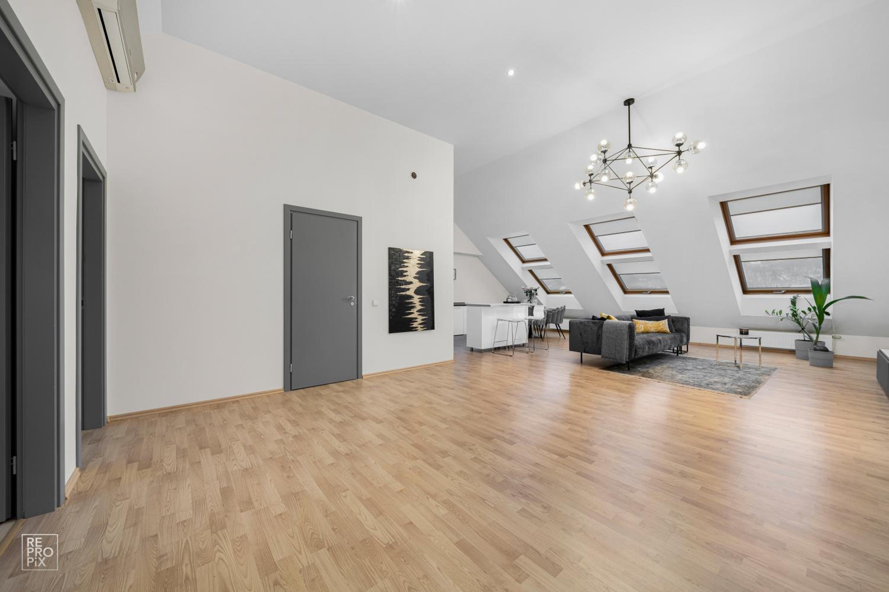 Kaunas Old Town apartment with underground parking view 4