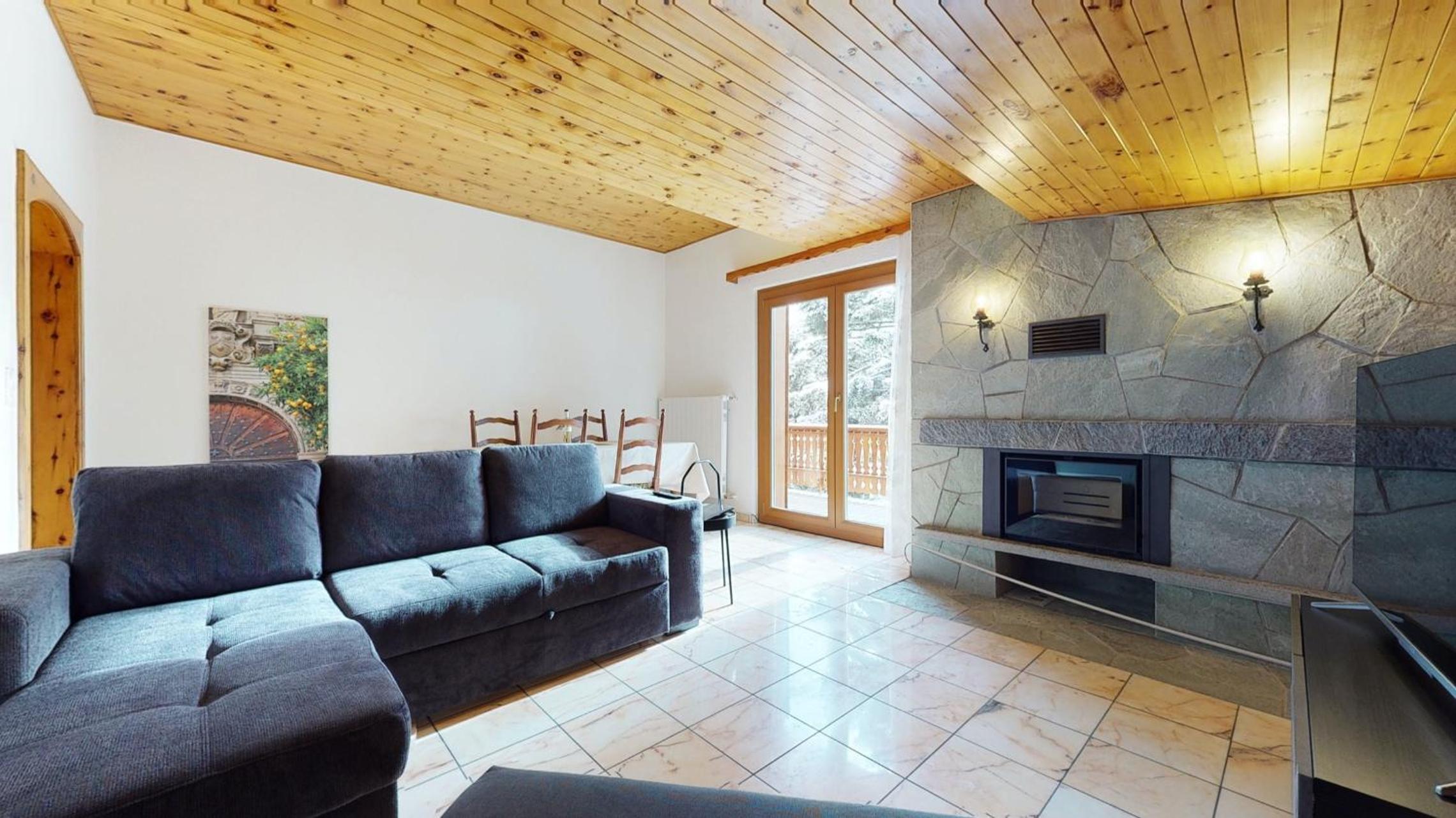 5min. from the ski slopes Crans-Montana, 2 bedrooms, covered parking view 3