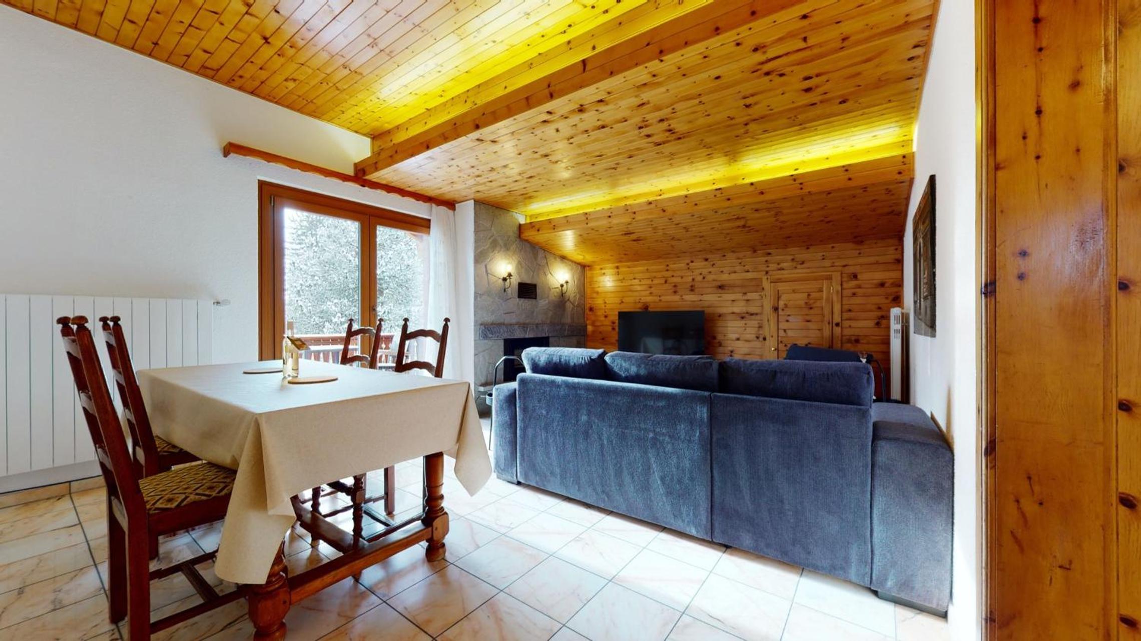5min. from the ski slopes Crans-Montana, 2 bedrooms, covered parking view 5