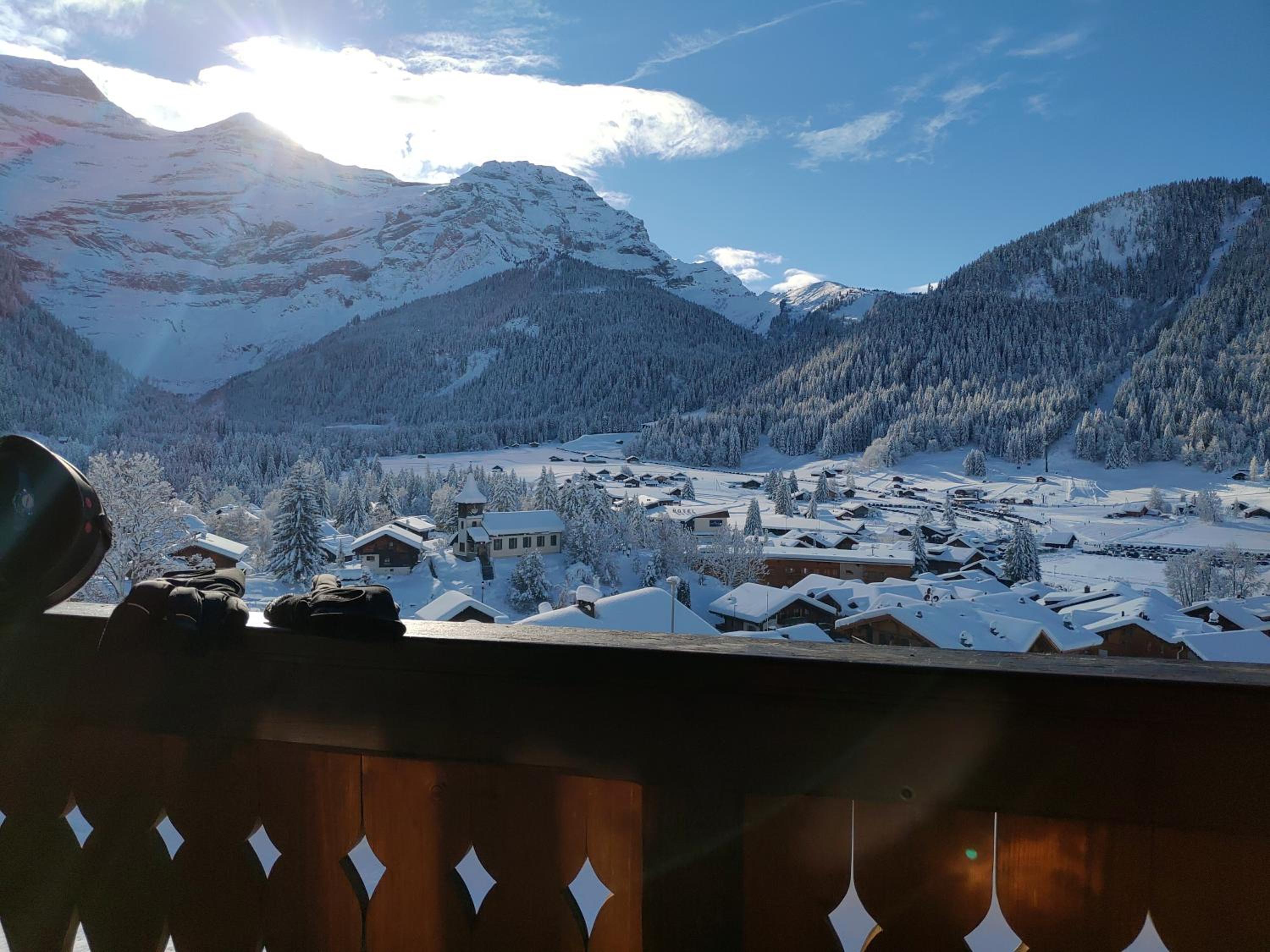 Studio avec vue splendide sur les Diablerets