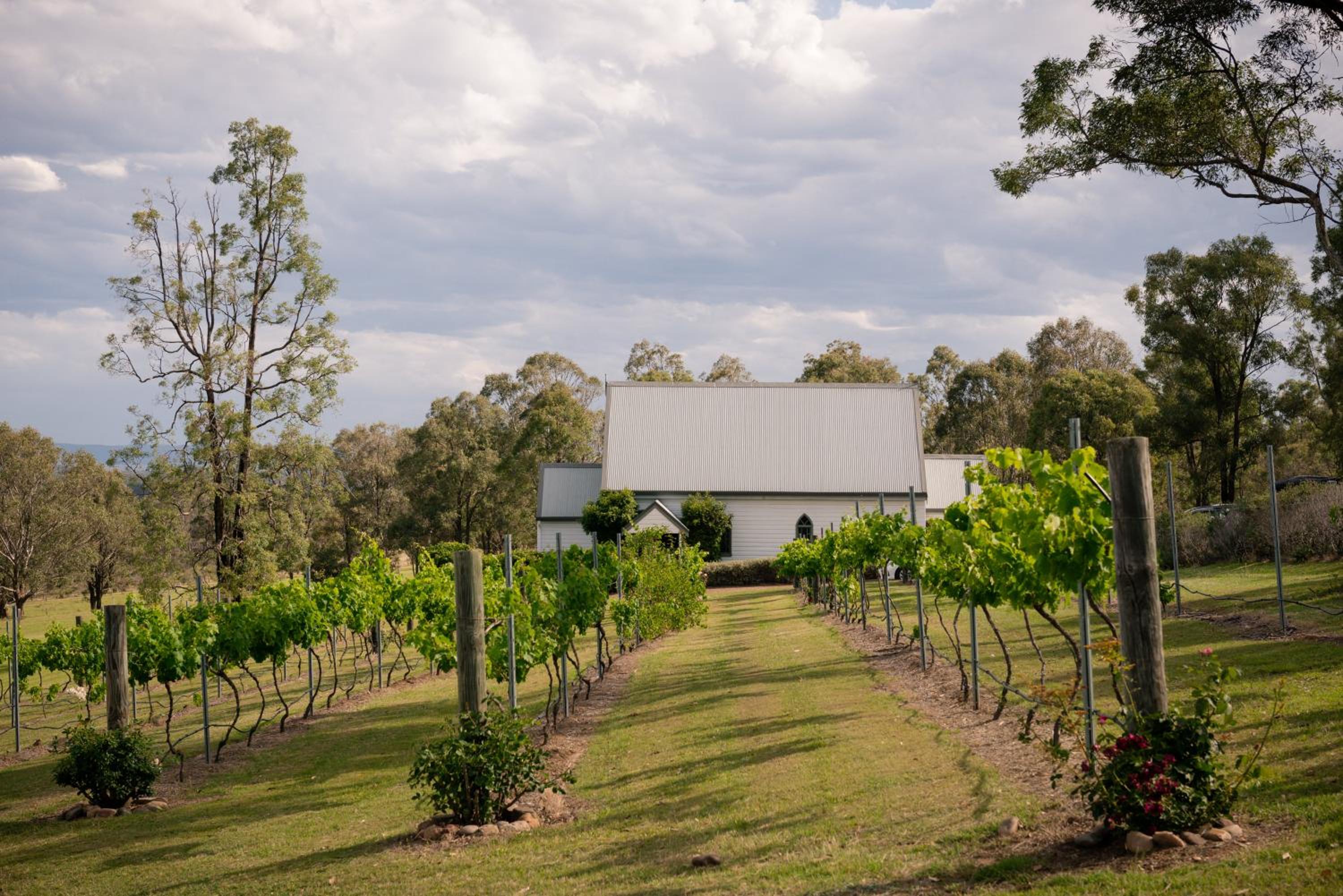 Cabins at LaPera Estate Lovedale Wedding Chapel view 4