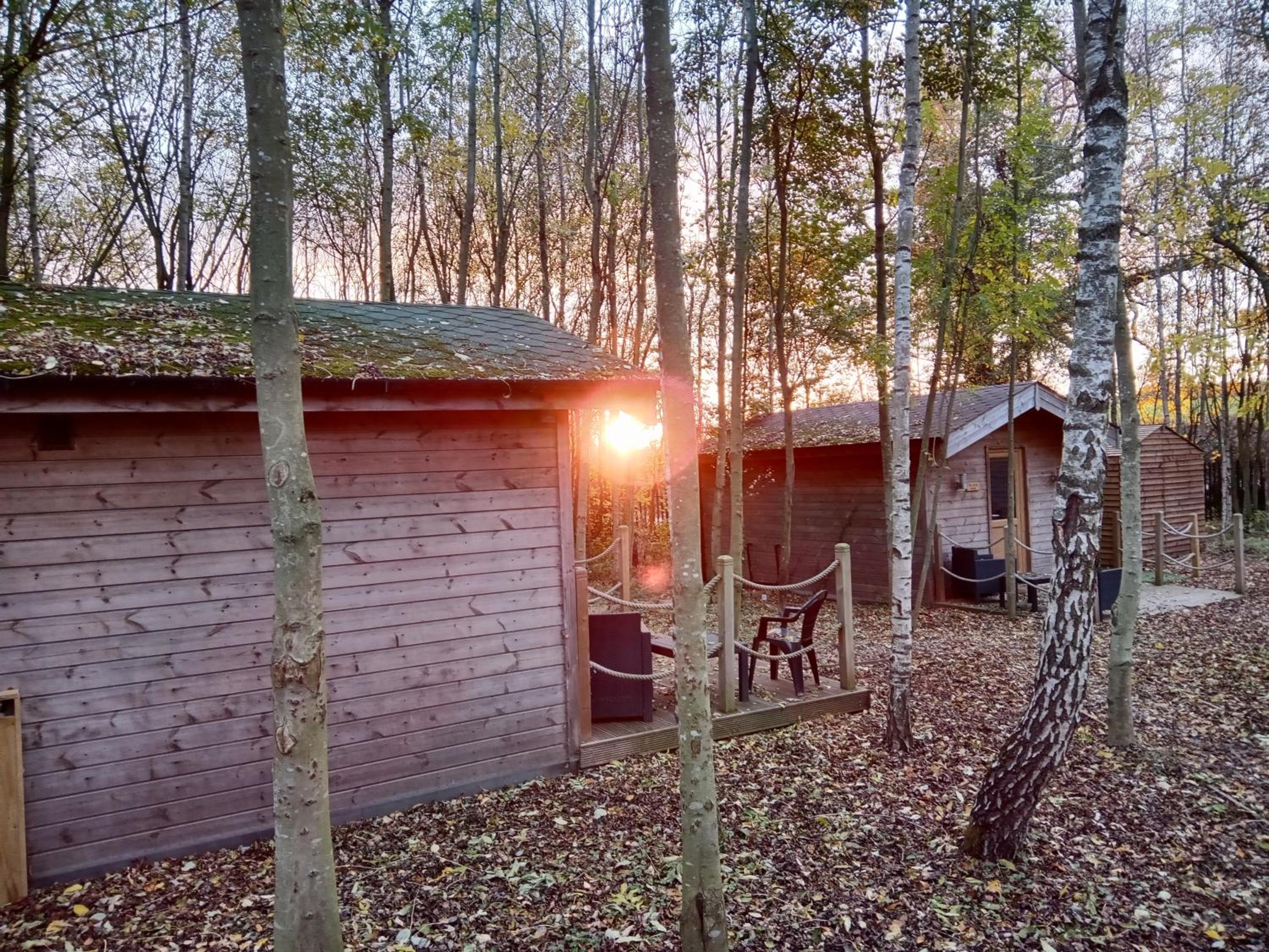 Riddings Wood lodges view 3