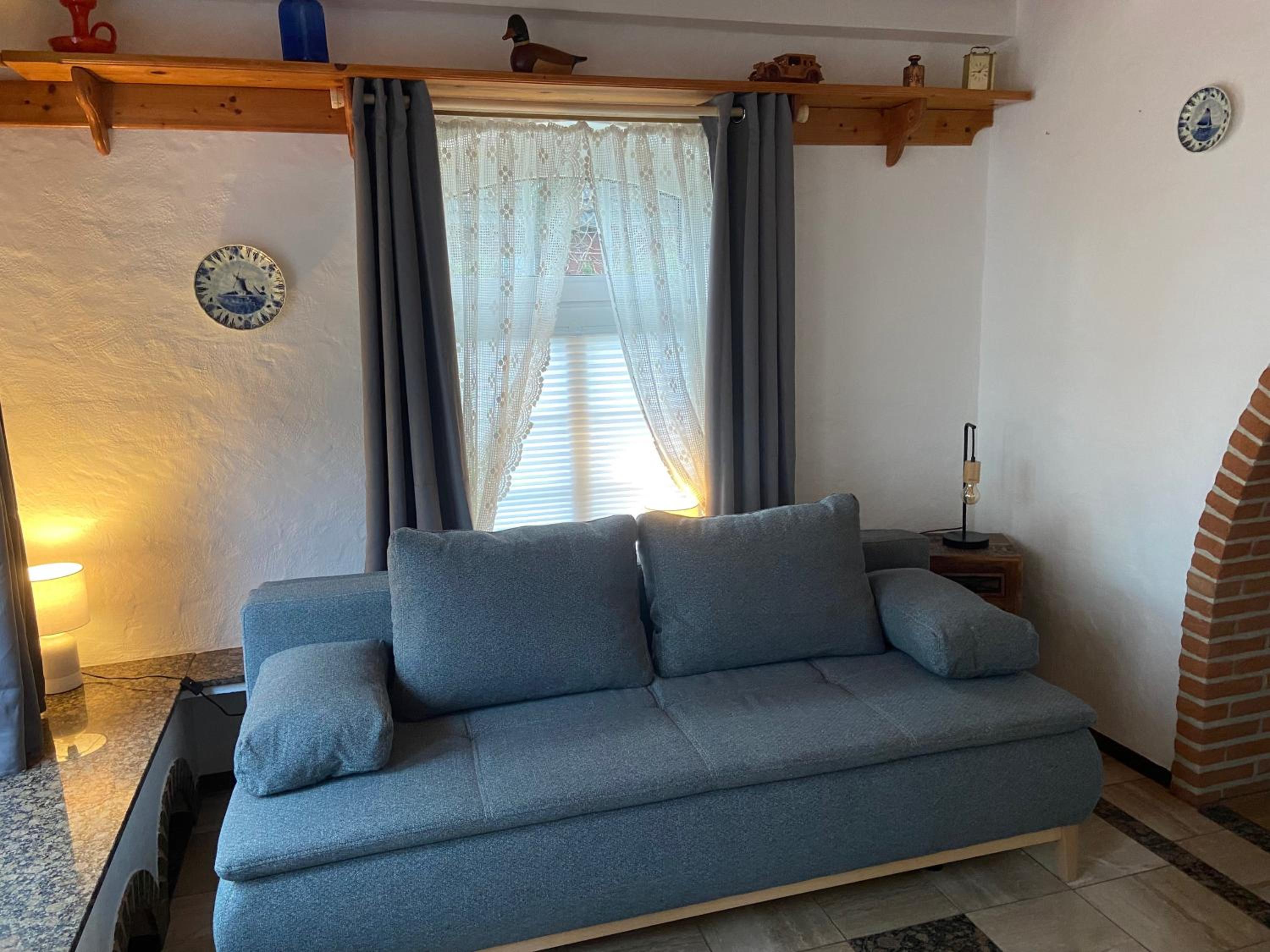 Lindenhuus-Urlaub unter einem Teilreetdach-Terrasse - Nahe Norden-Norddeich