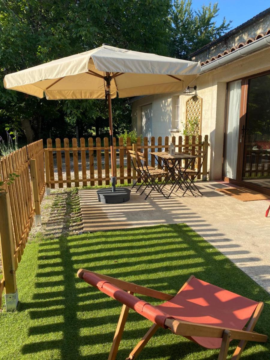 outdoor BBQ area