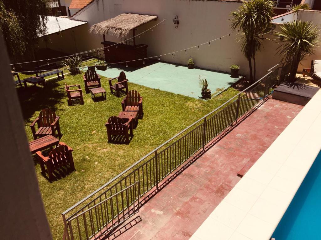 outdoor BBQ area