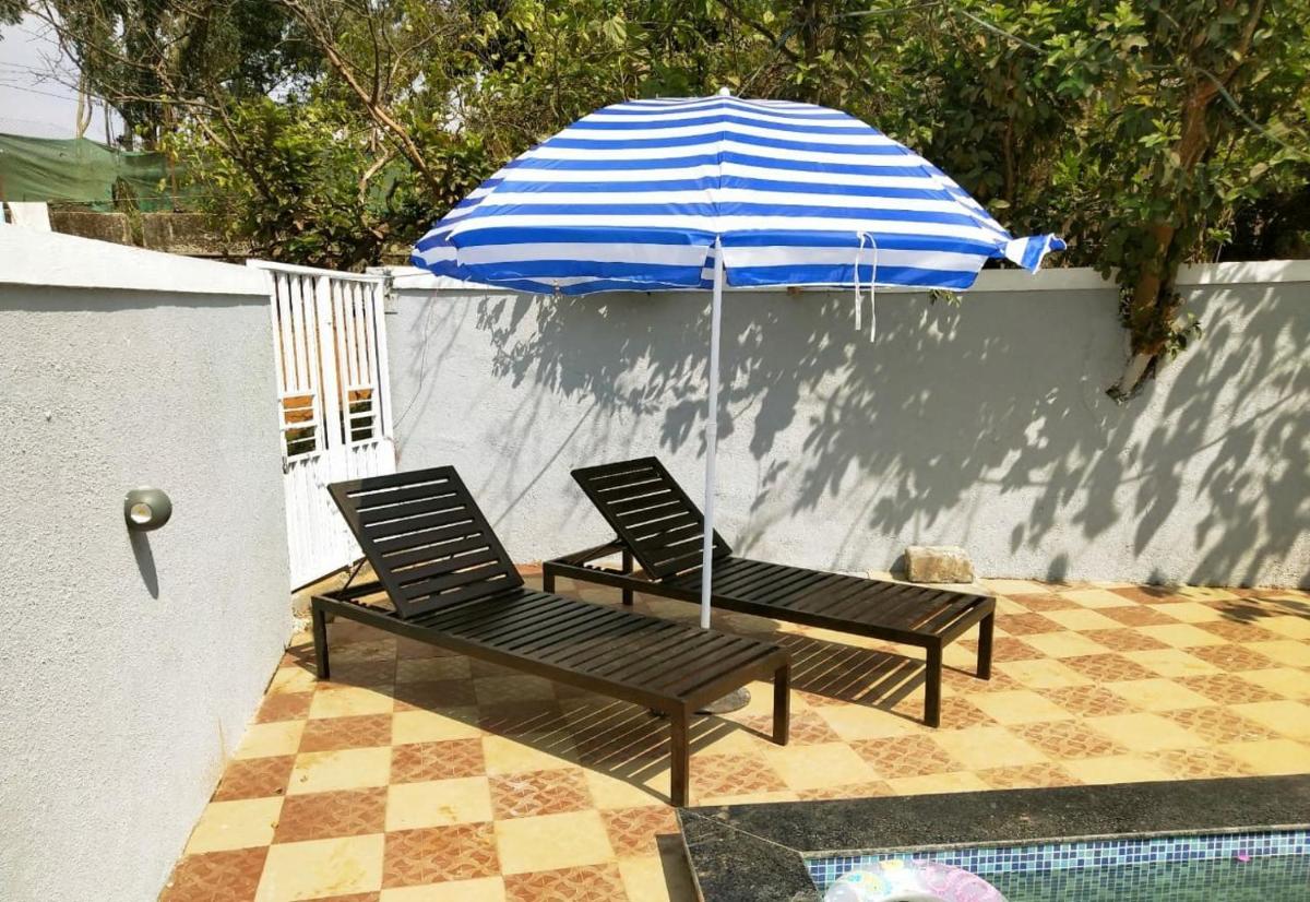outdoor BBQ area