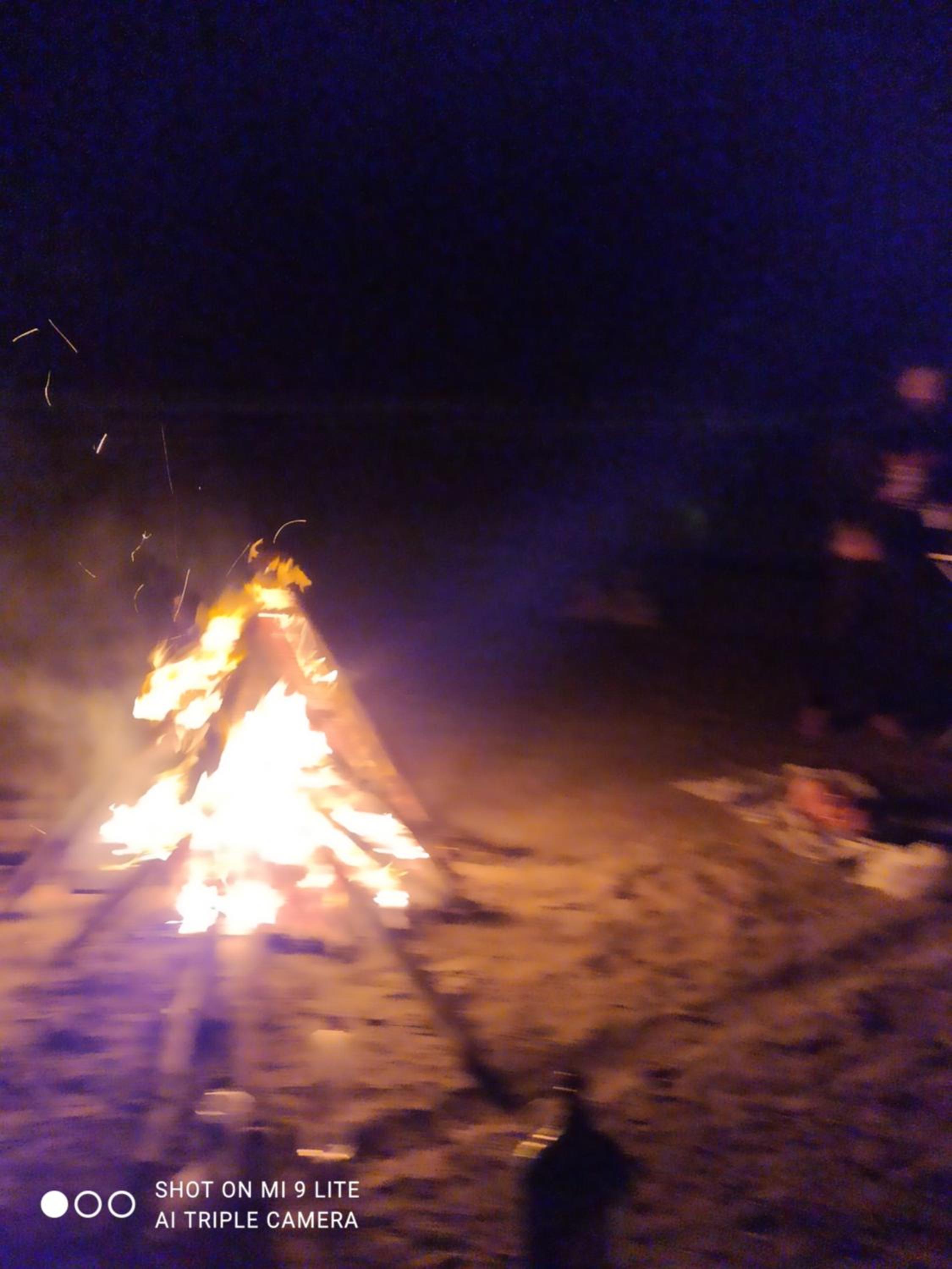 outdoor BBQ area