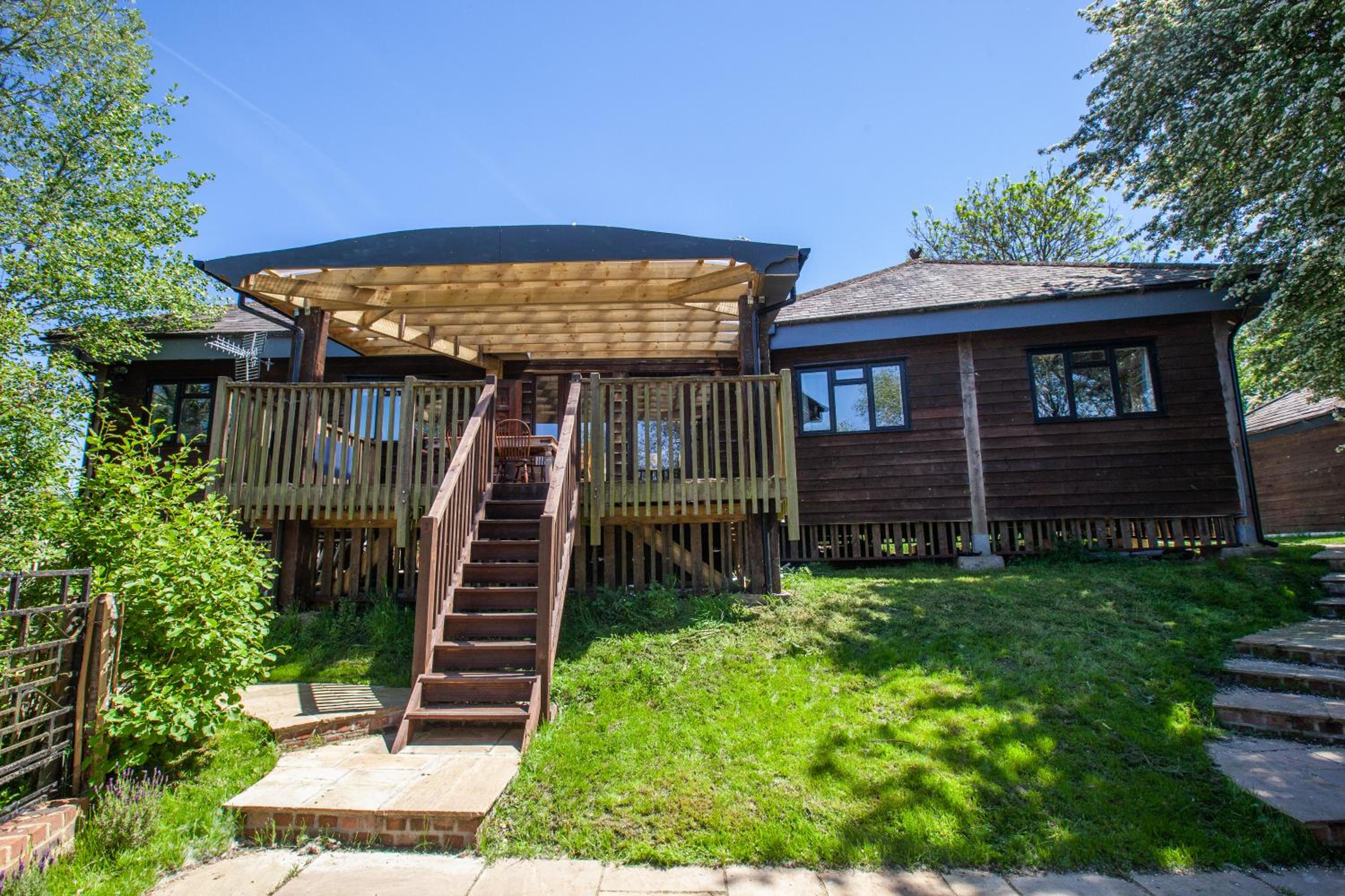 Tree Tops Holiday Let & Sauna South Downs West Sussex Sleeps 10 view 2