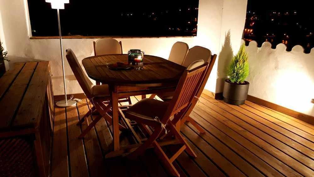 Casa rural La Rabá. Terraza con increíbles vistas