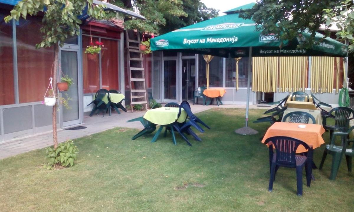outdoor BBQ area
