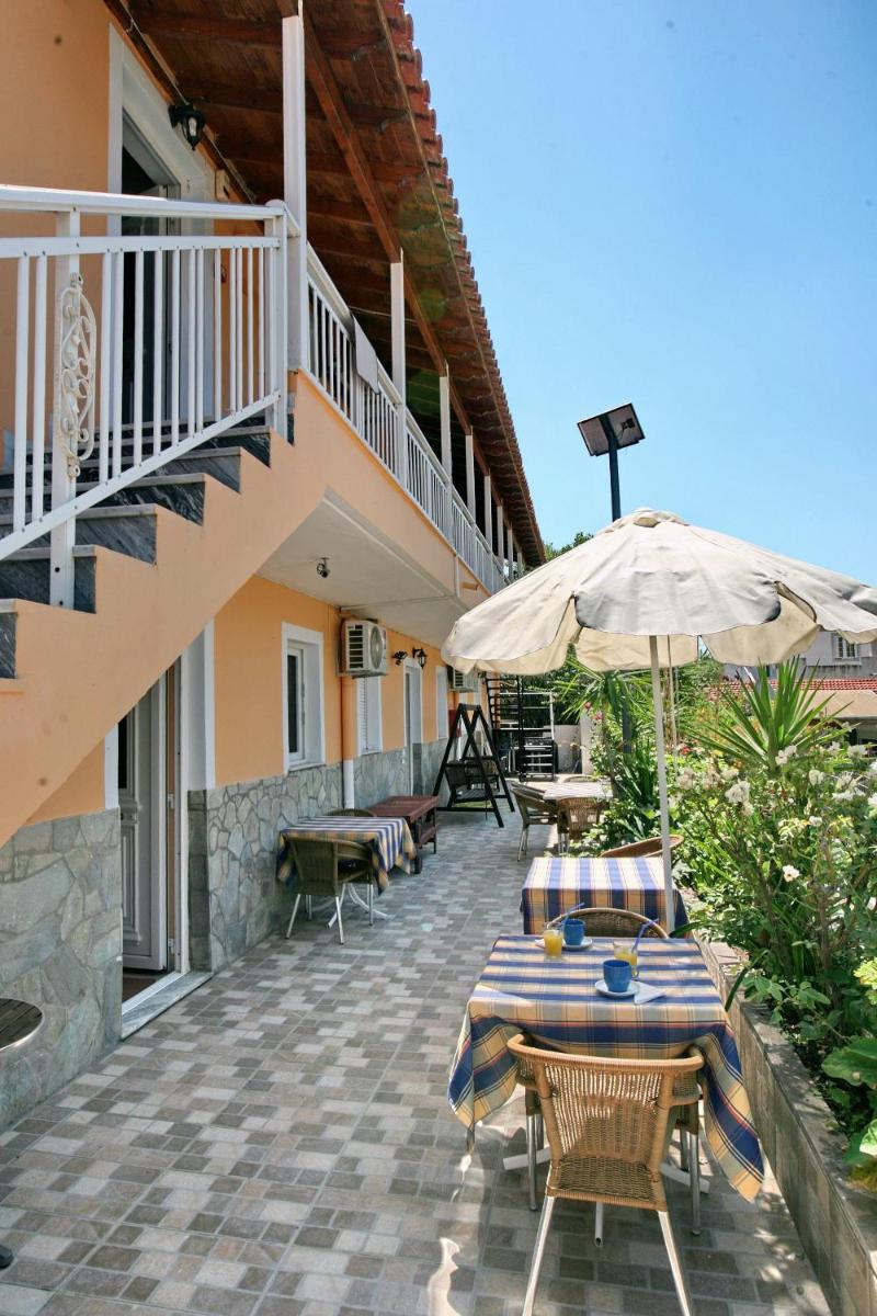 outdoor BBQ area