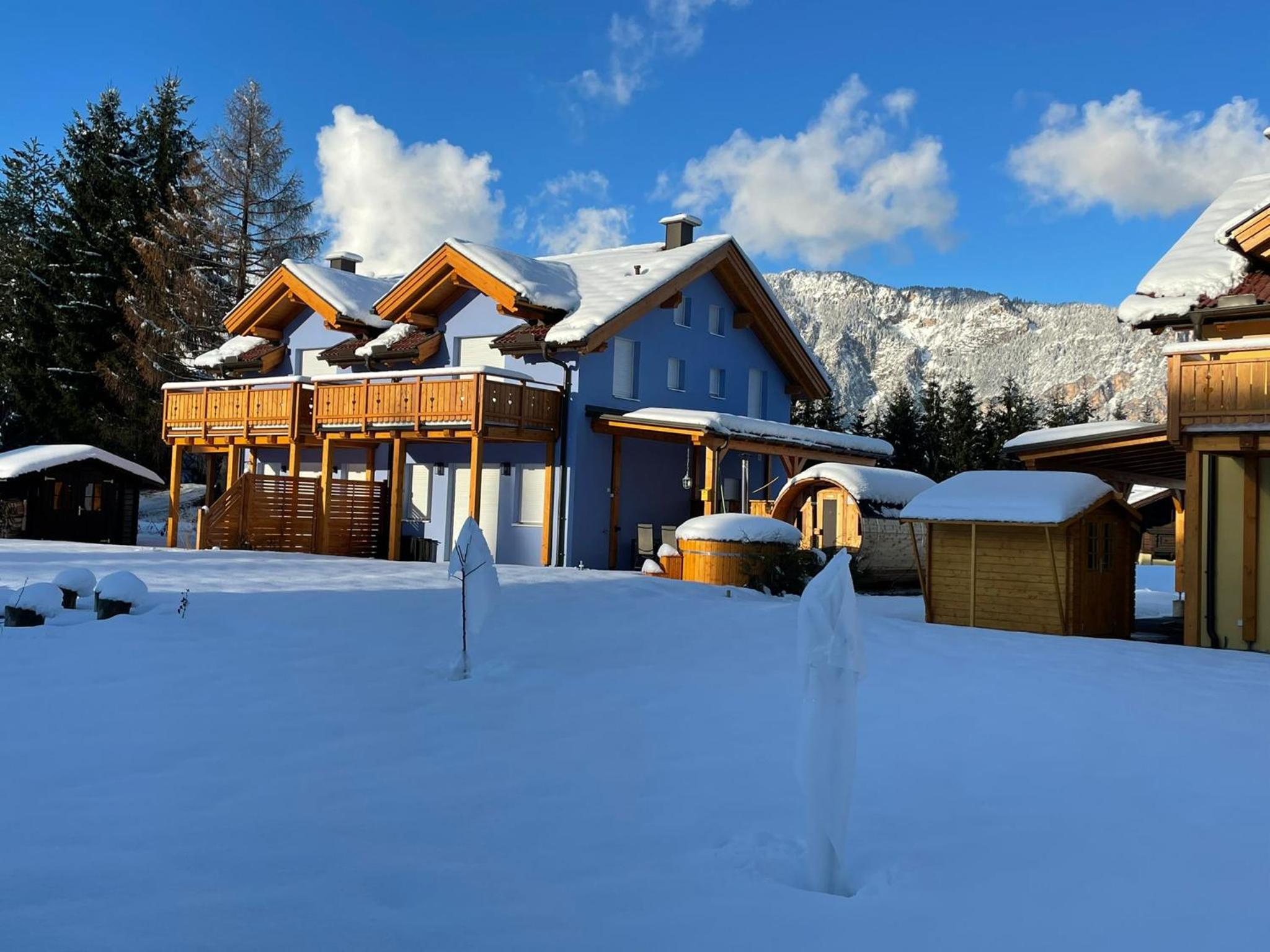 Casa Blu Kärnten - One Holiday in Three Countries - Cold&Hottub, Sauna - Piste