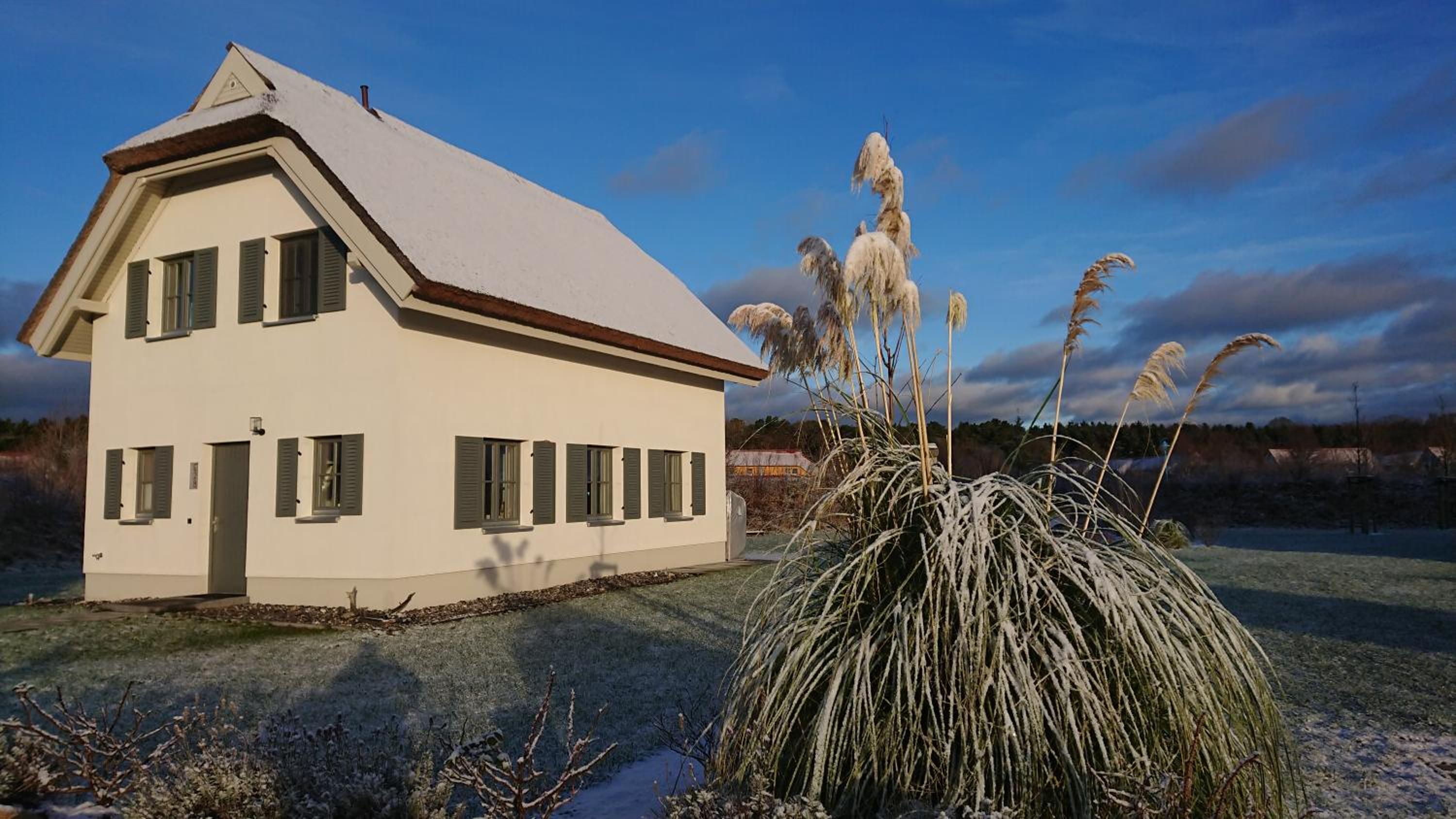 Reetdachhäuser am Bakenberg