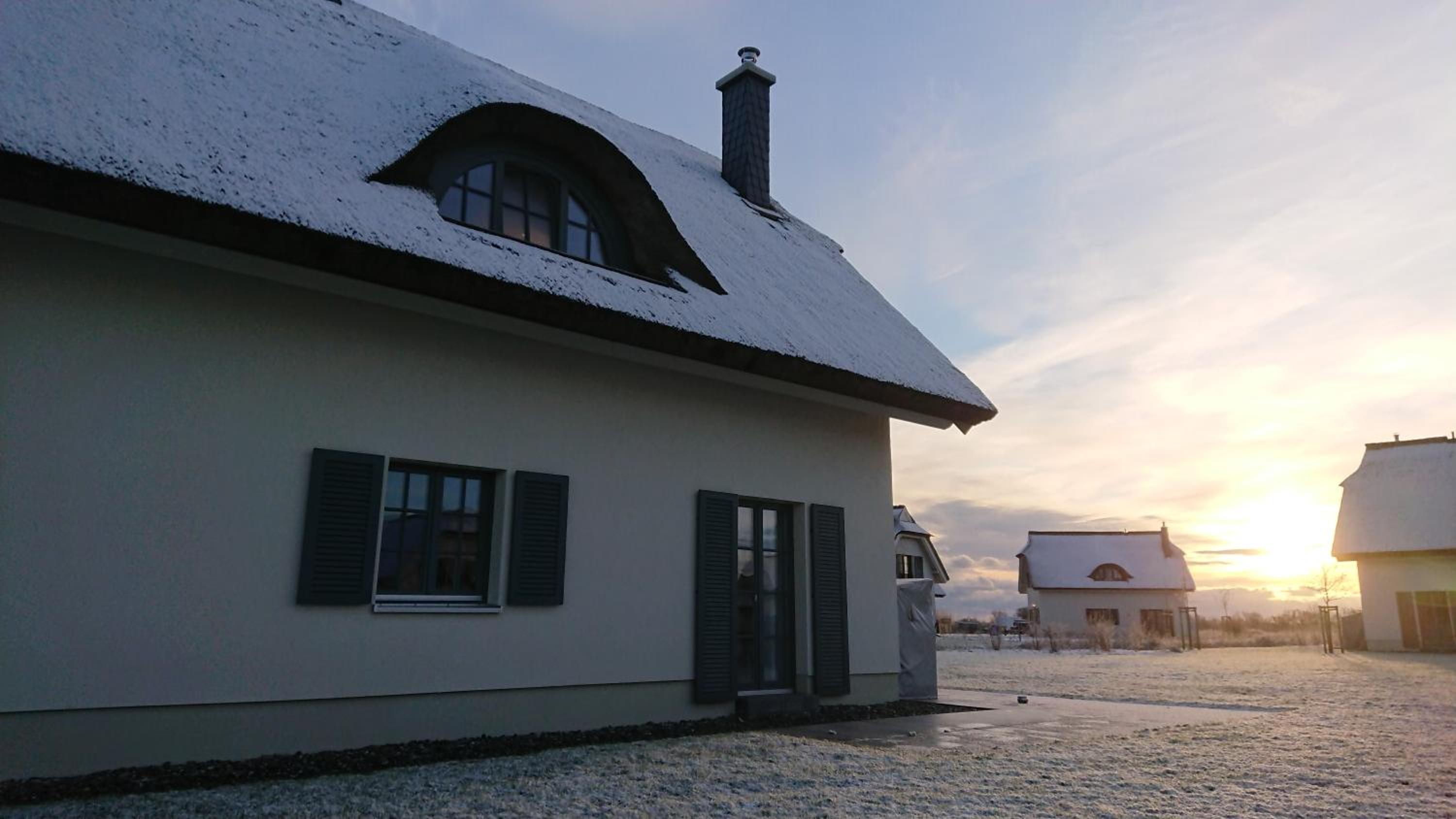 Reetdachhäuser am Bakenberg