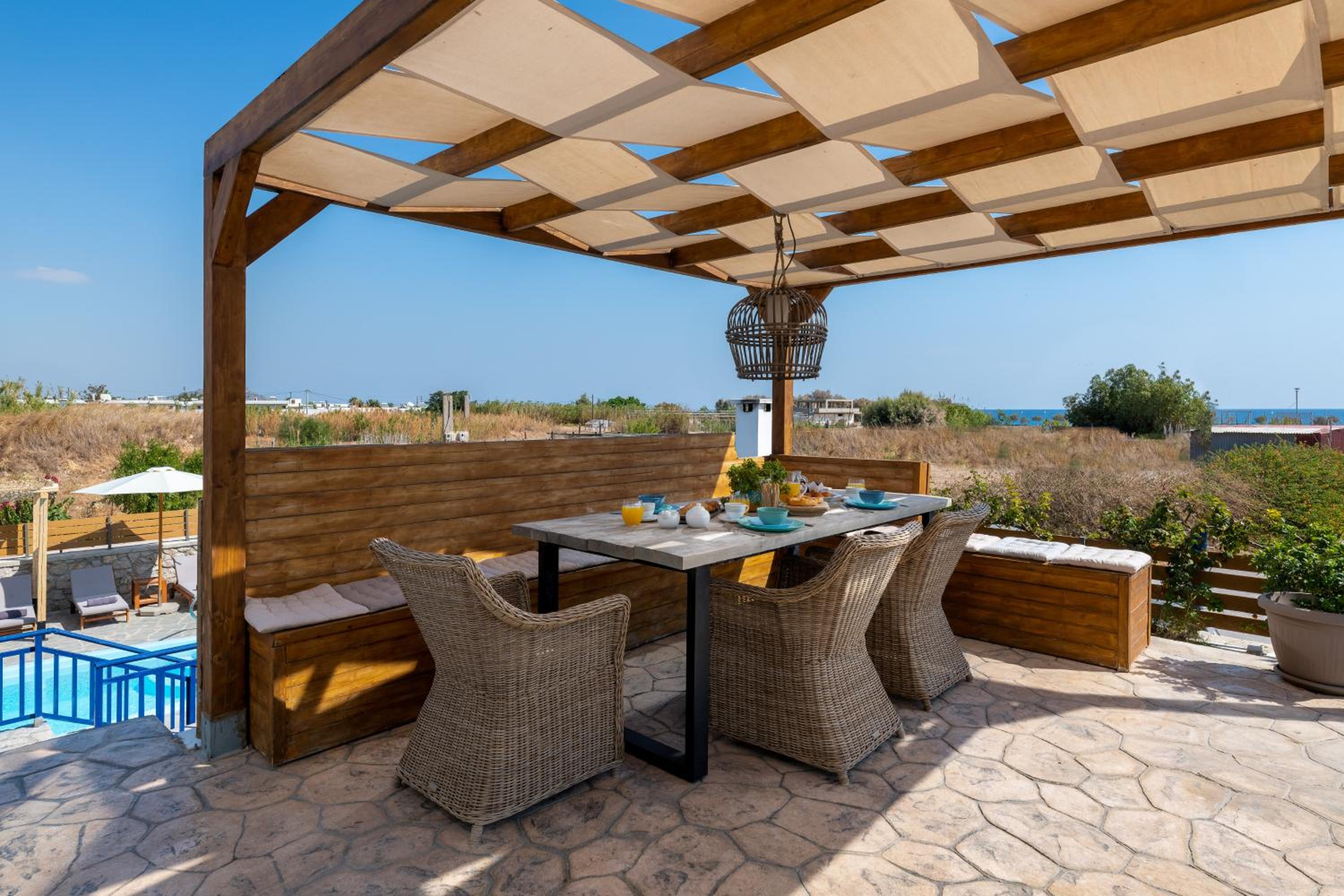 Villa Rose on the beach view 4