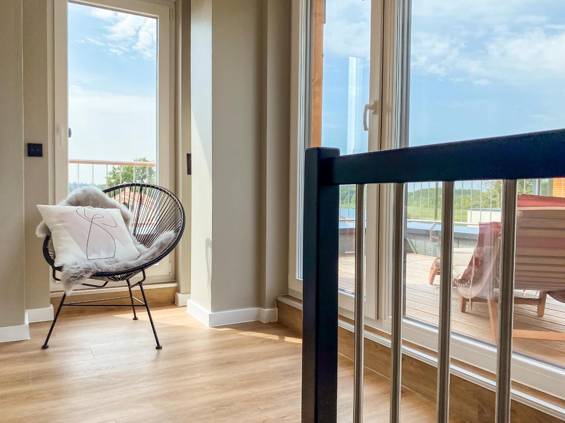 Modernes Ferienhaus mit Kamin und Sauna am Altdorfer See, Hunde sind herzlich Willkommen