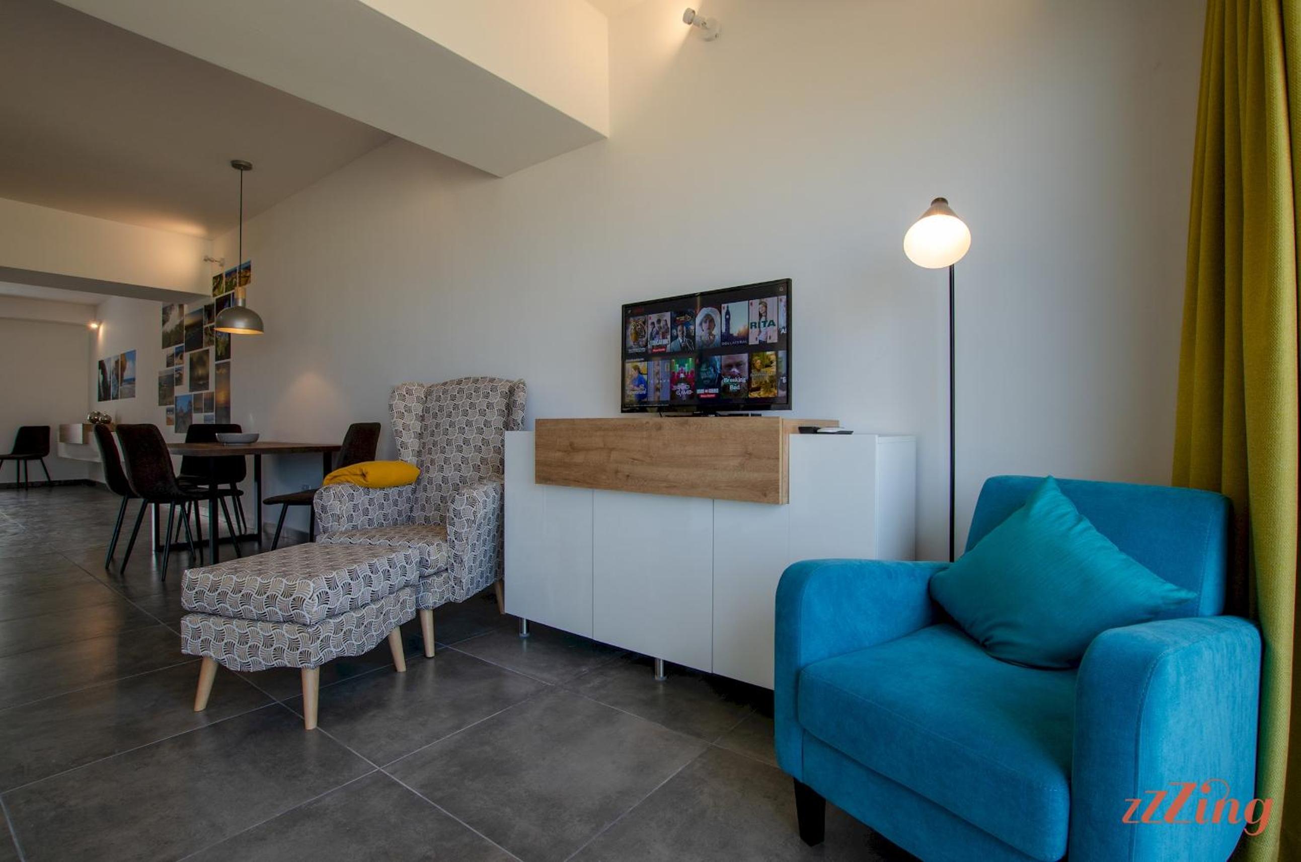 2BR with Distant Sea and Country Views in Gozo
