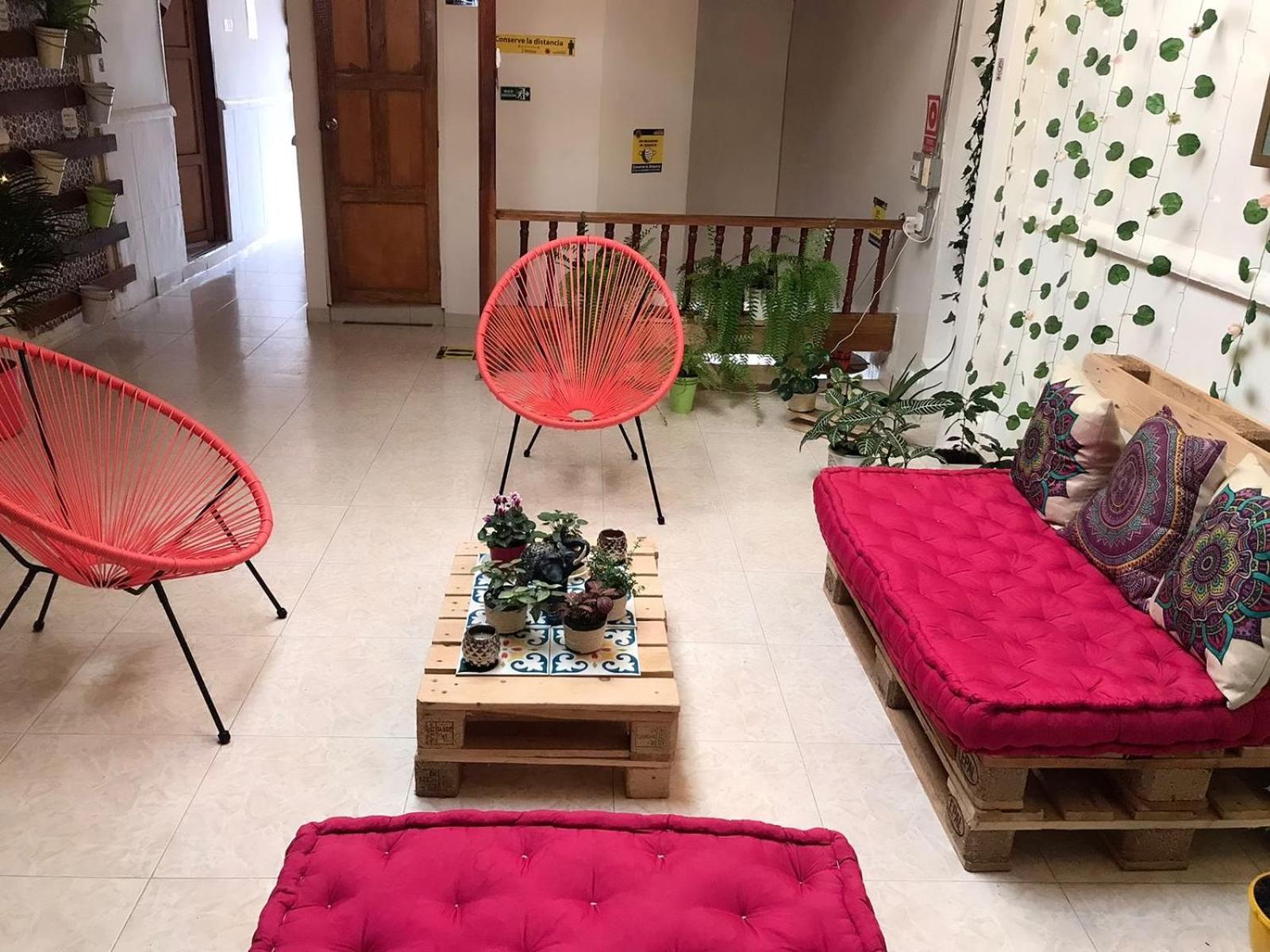 Hospedaje Casa Rosa Jardín