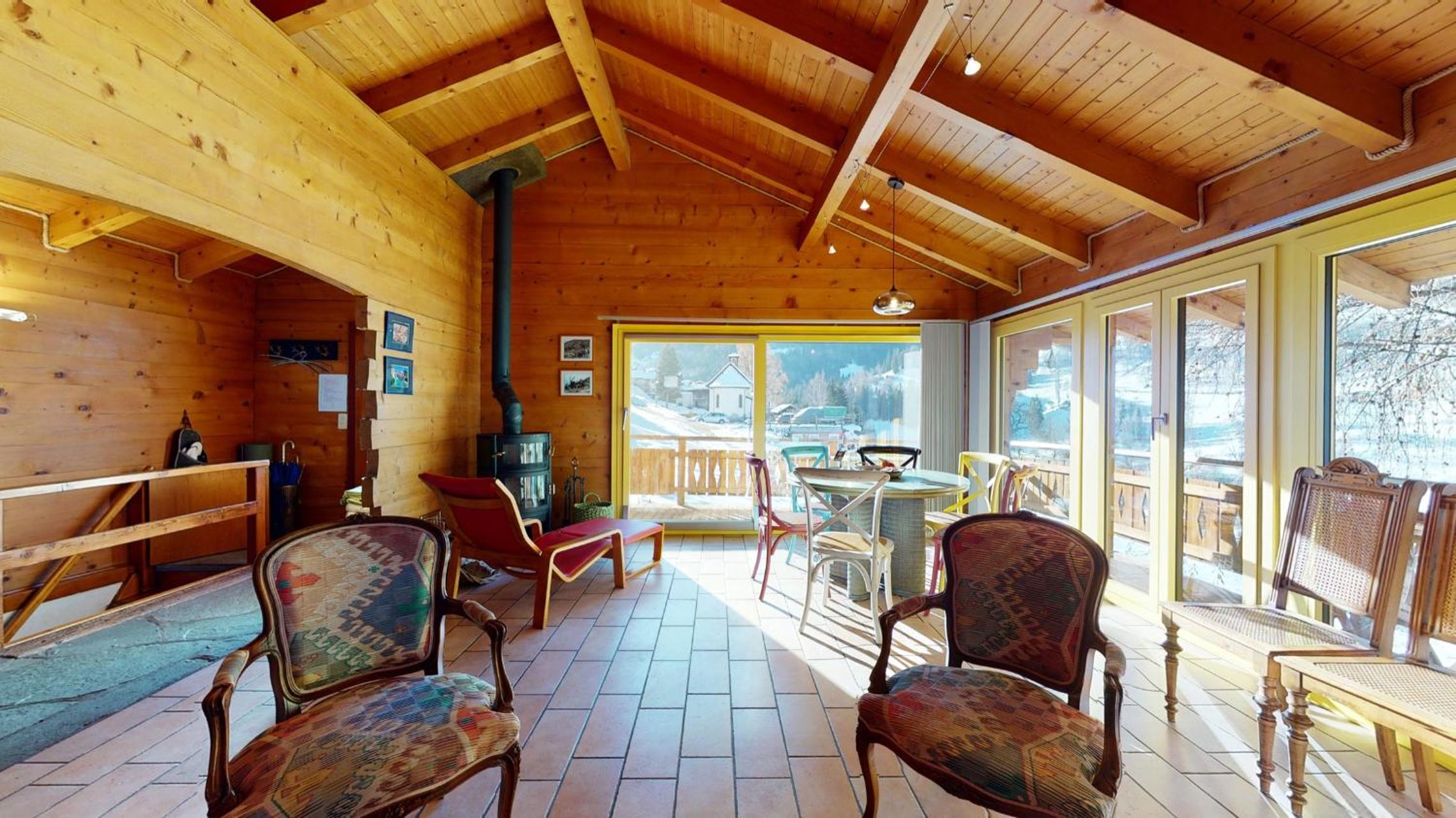 Chalet in the heart of the Val d'Anniviers resort view 2