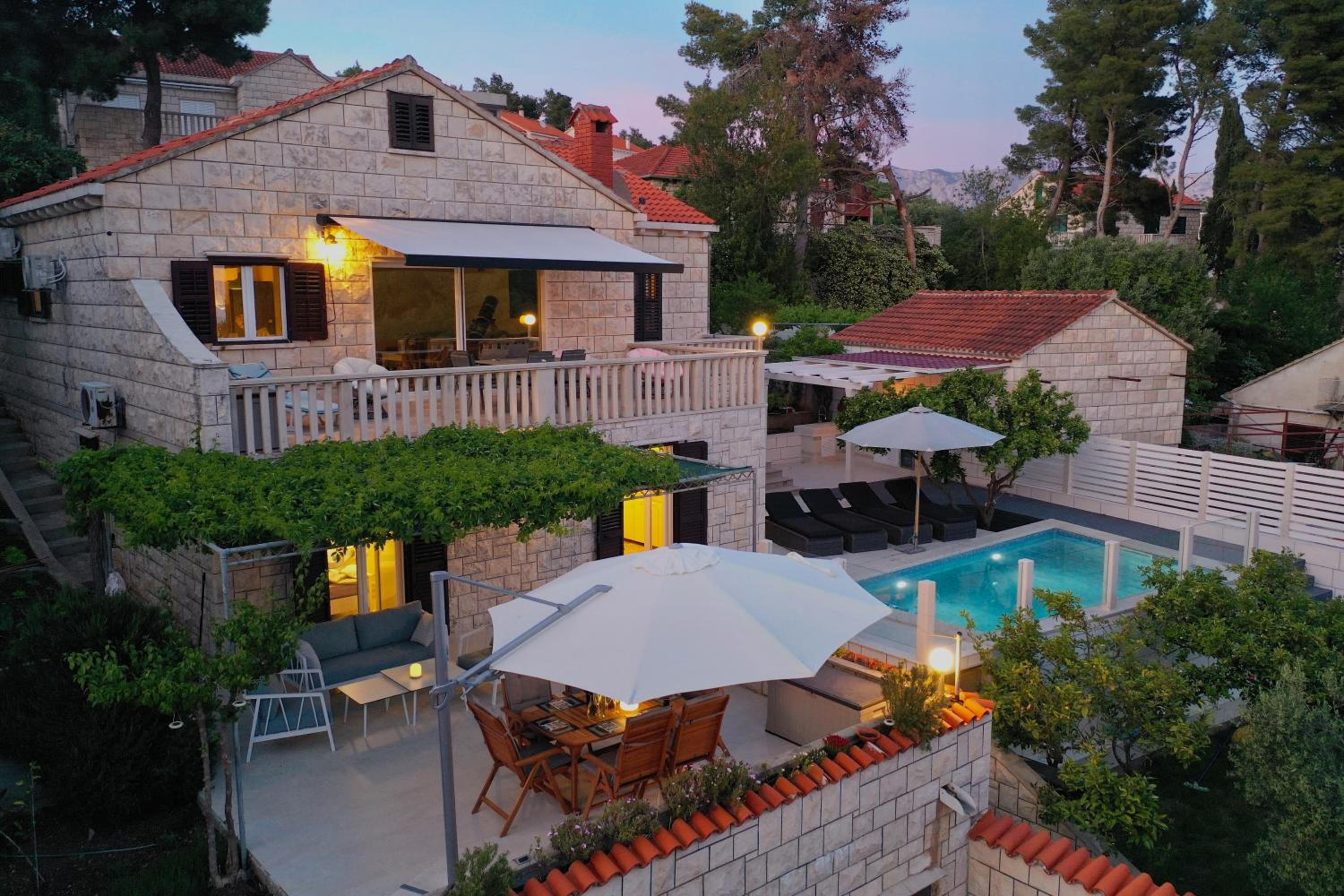 Villa Beach House Sumartin with Heated Pool view 2