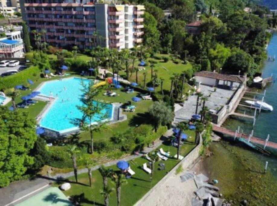 Luganersee, Pool, Strand, Parkplatz, Suite