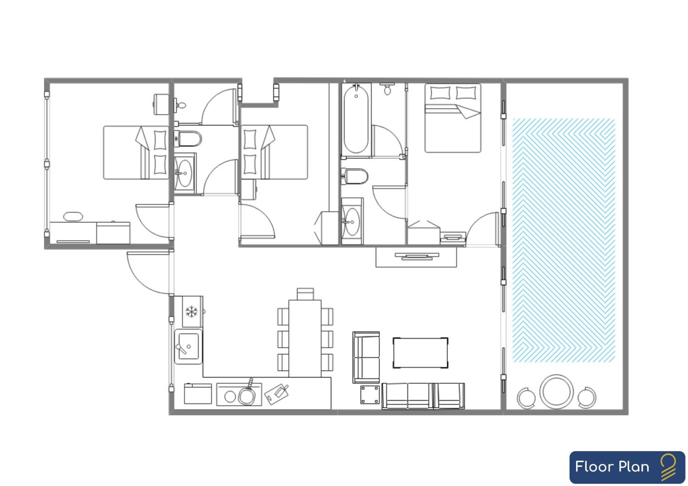 Sunshine PoolVilla Jomtien B-20 view 4