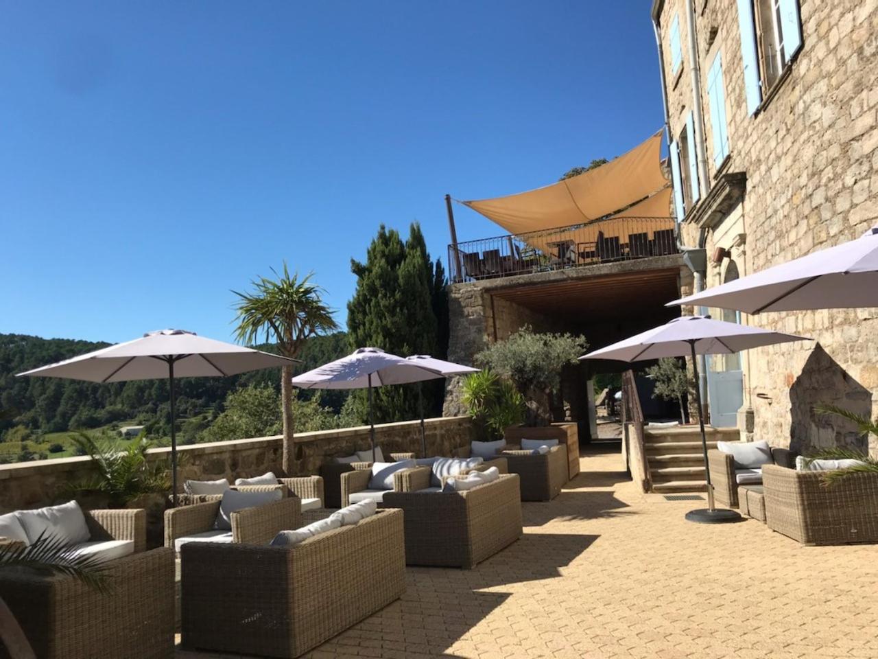 outdoor BBQ area