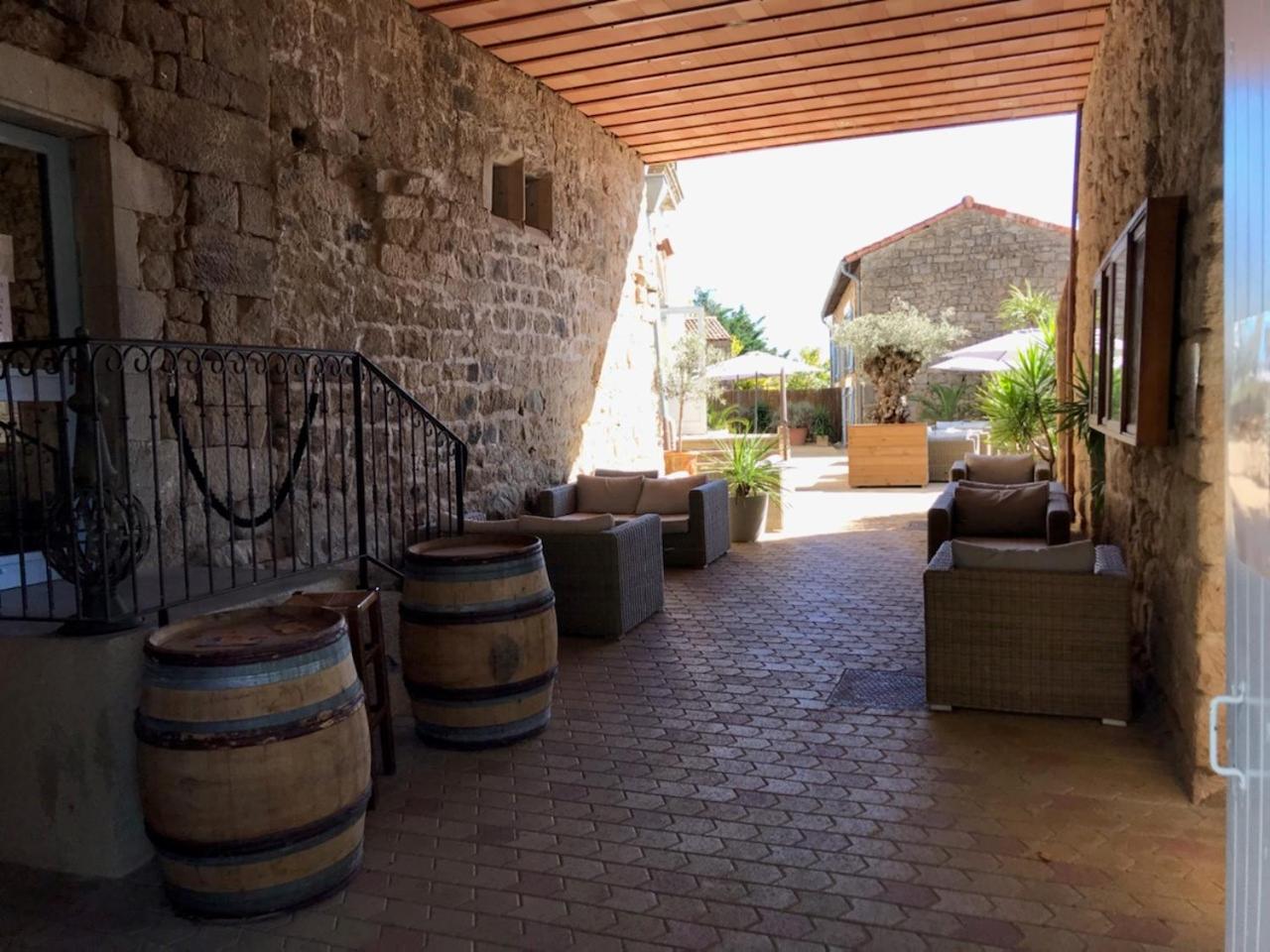 outdoor BBQ area