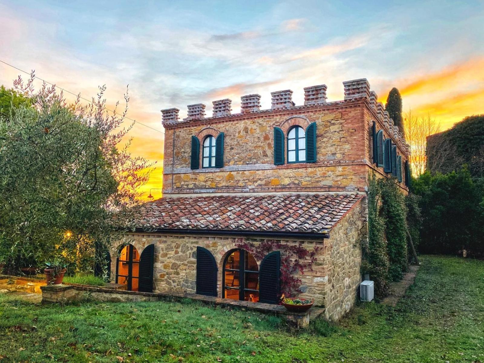 villa montalcino palazzina castelverdelli view 5