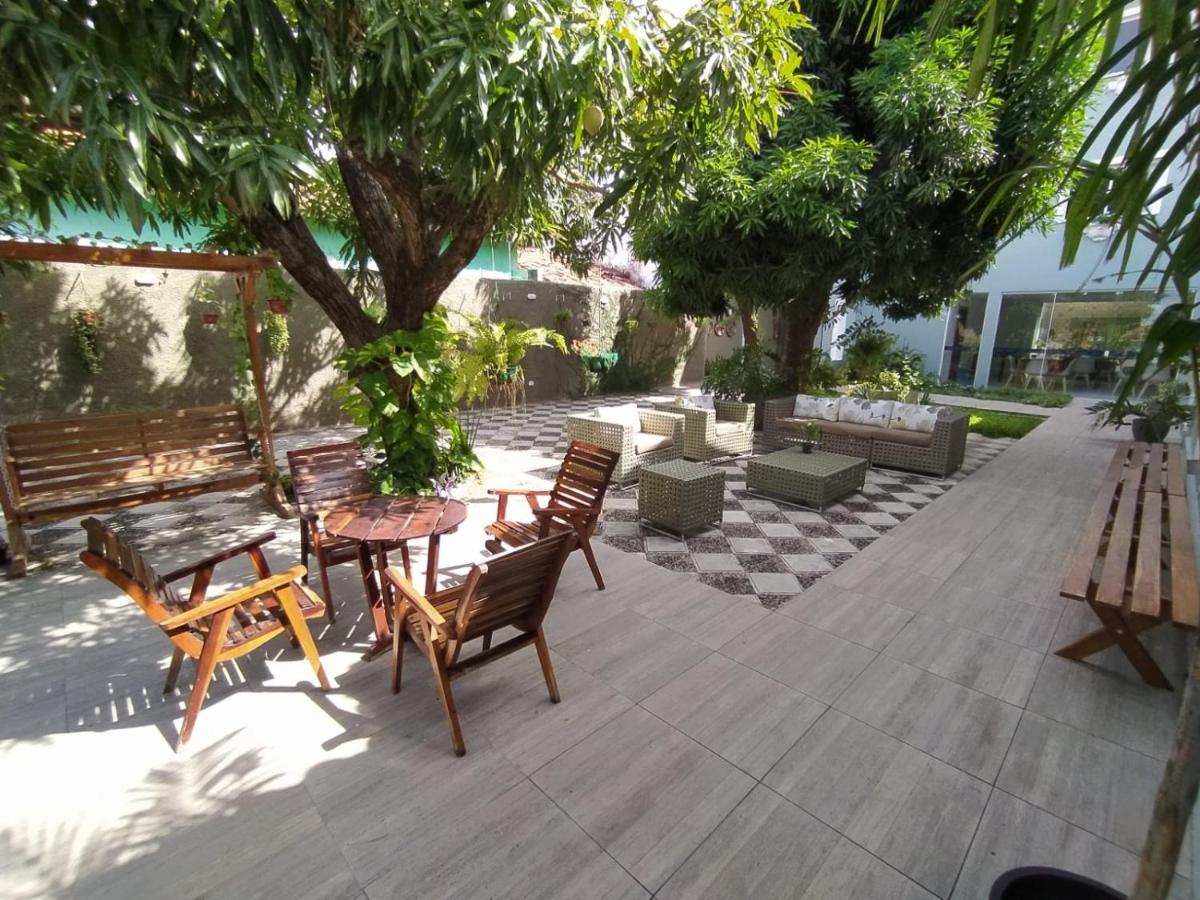 outdoor BBQ area
