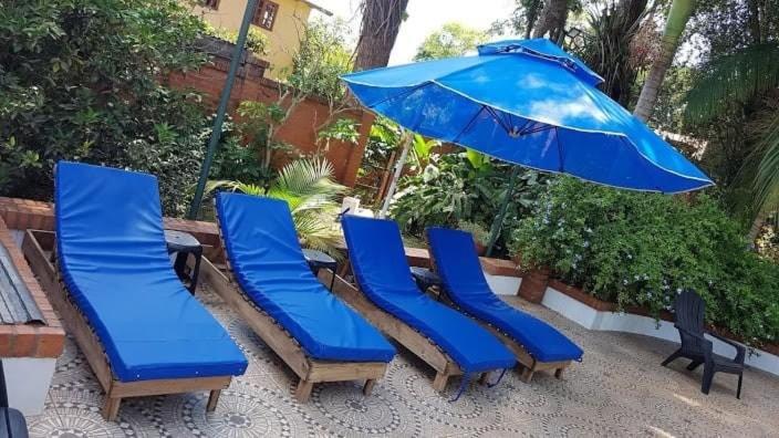 outdoor BBQ area