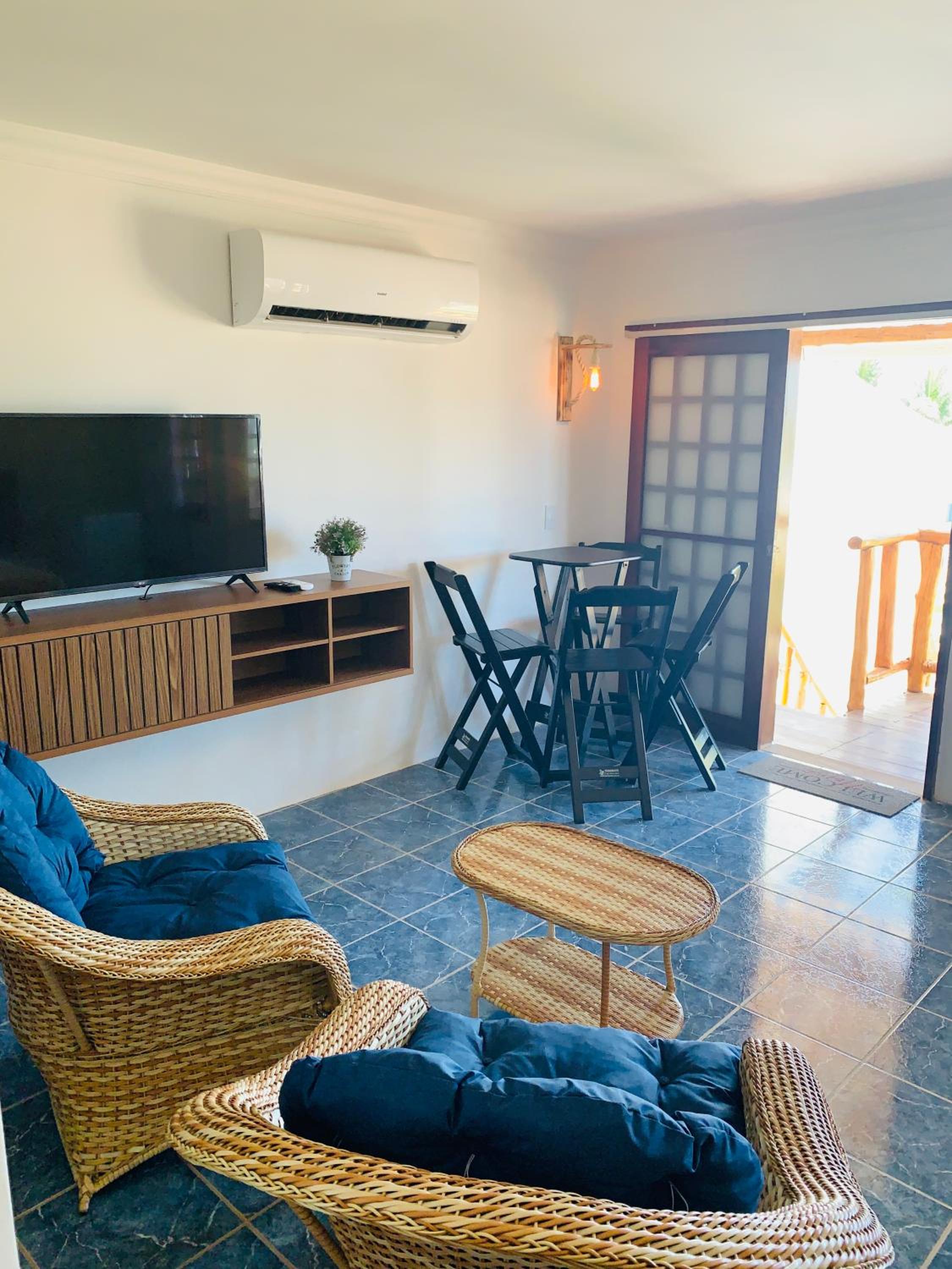 Suíte frente mar e pés na areia