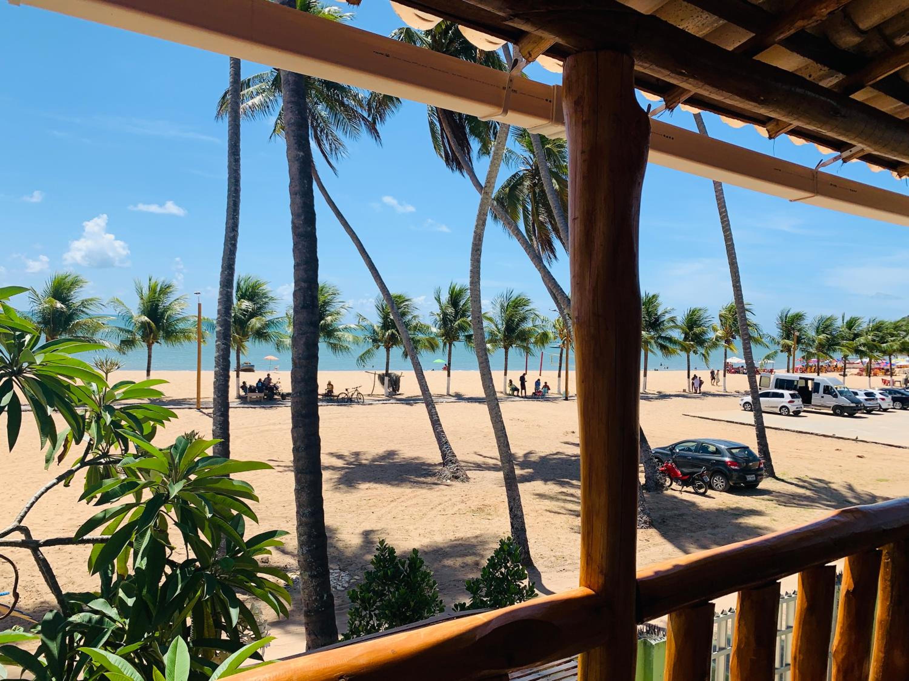 Suíte frente mar e pés na areia