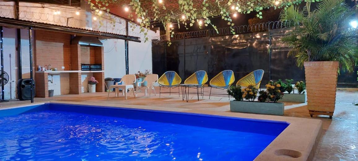 CABAÑA LAS MARIAS, Climatizada, Piscina y BBQ