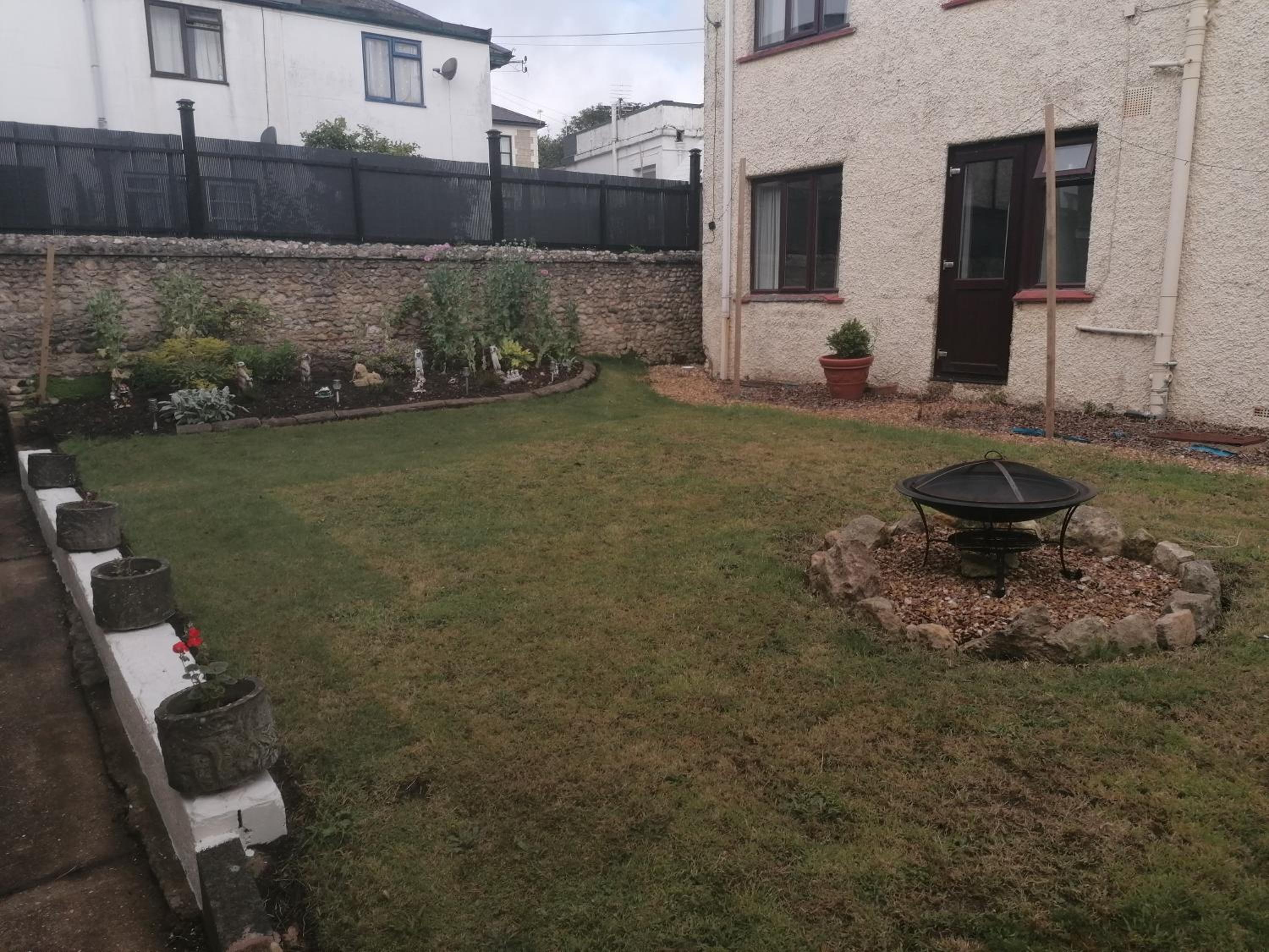 outdoor BBQ area