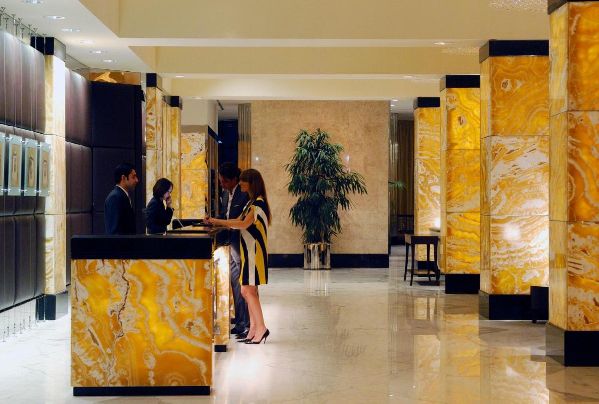 hotel reception