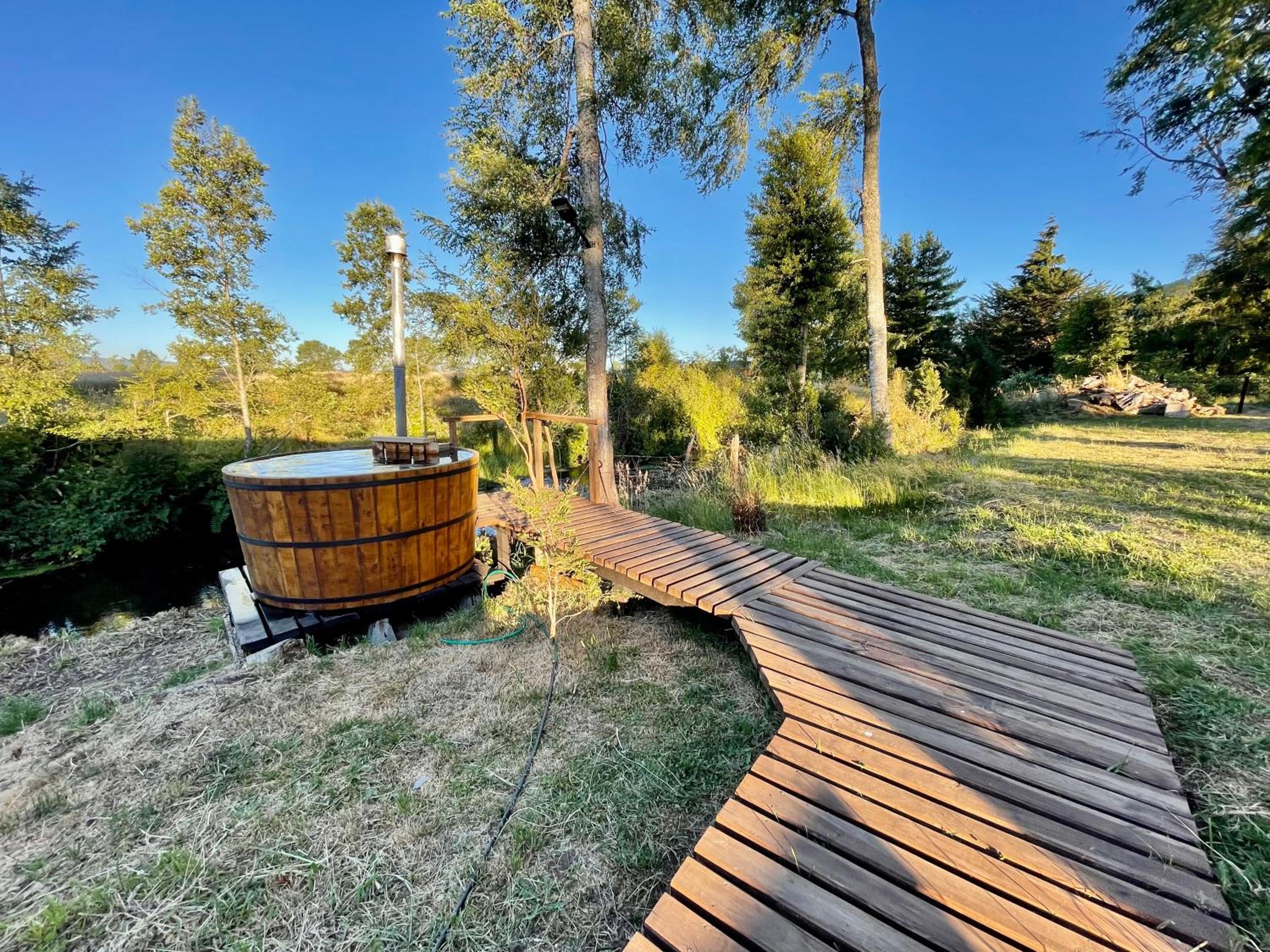 Casa de campo Deluxe con tinaja de agua calinte gratis