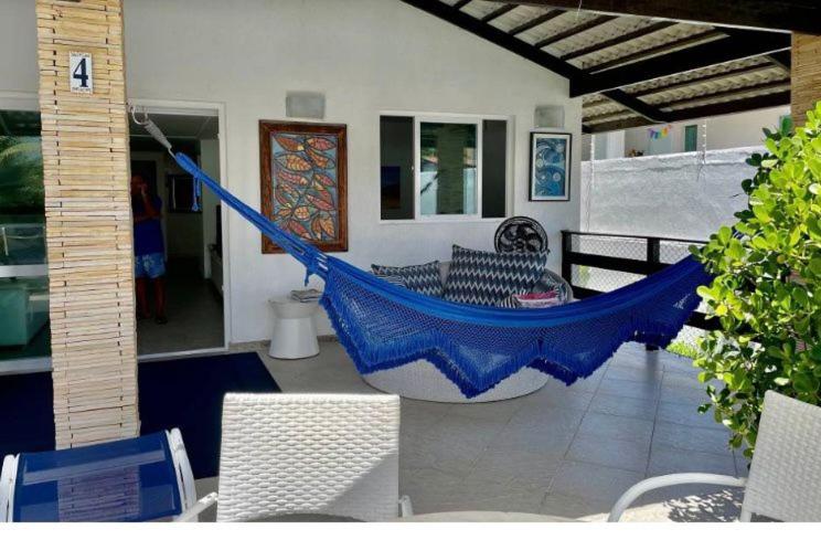 Casa de luxo em Porto de Galinhas com funcionária a 50 m do mar
