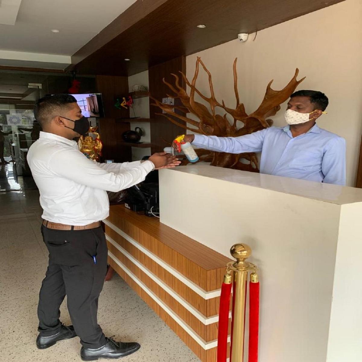 hotel reception
