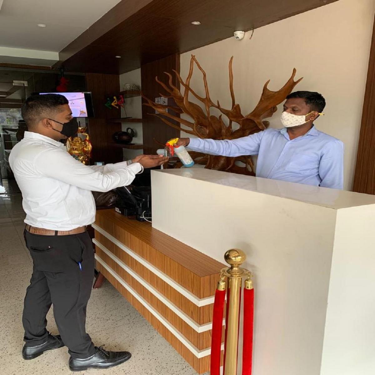 hotel reception