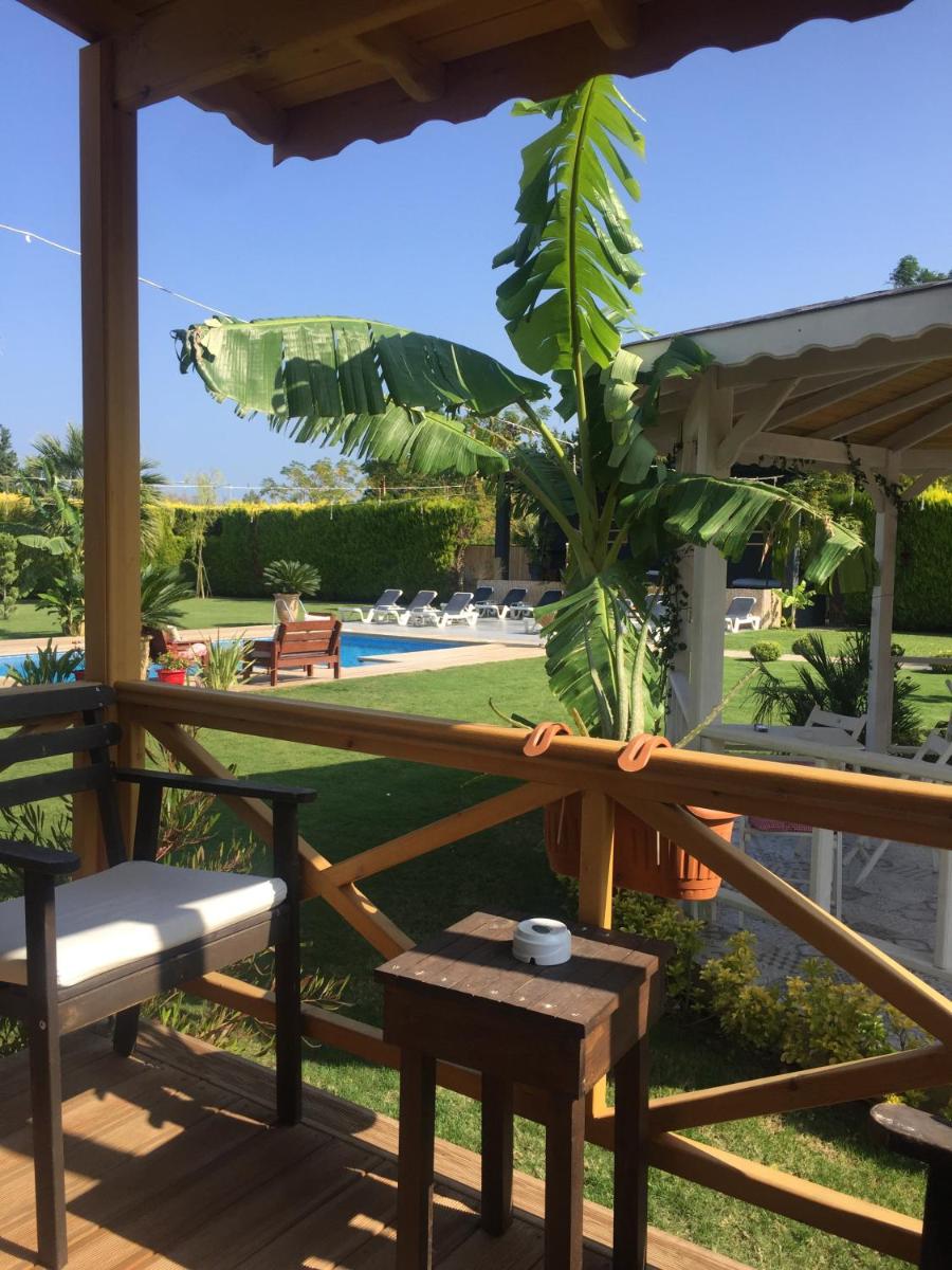 outdoor BBQ area