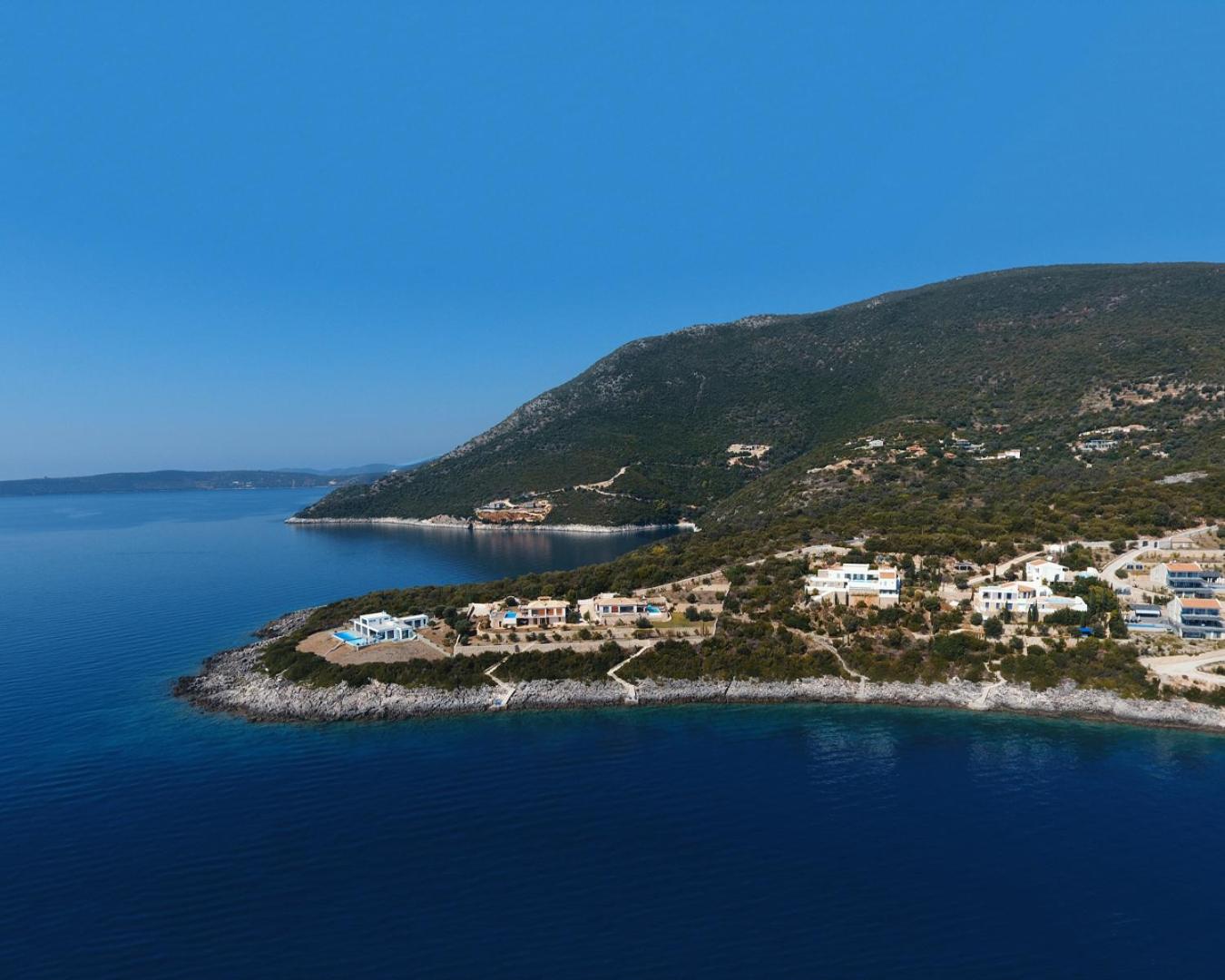 Seafront Karavi Villa with private sea access - Iris Villas Lefkada view 4